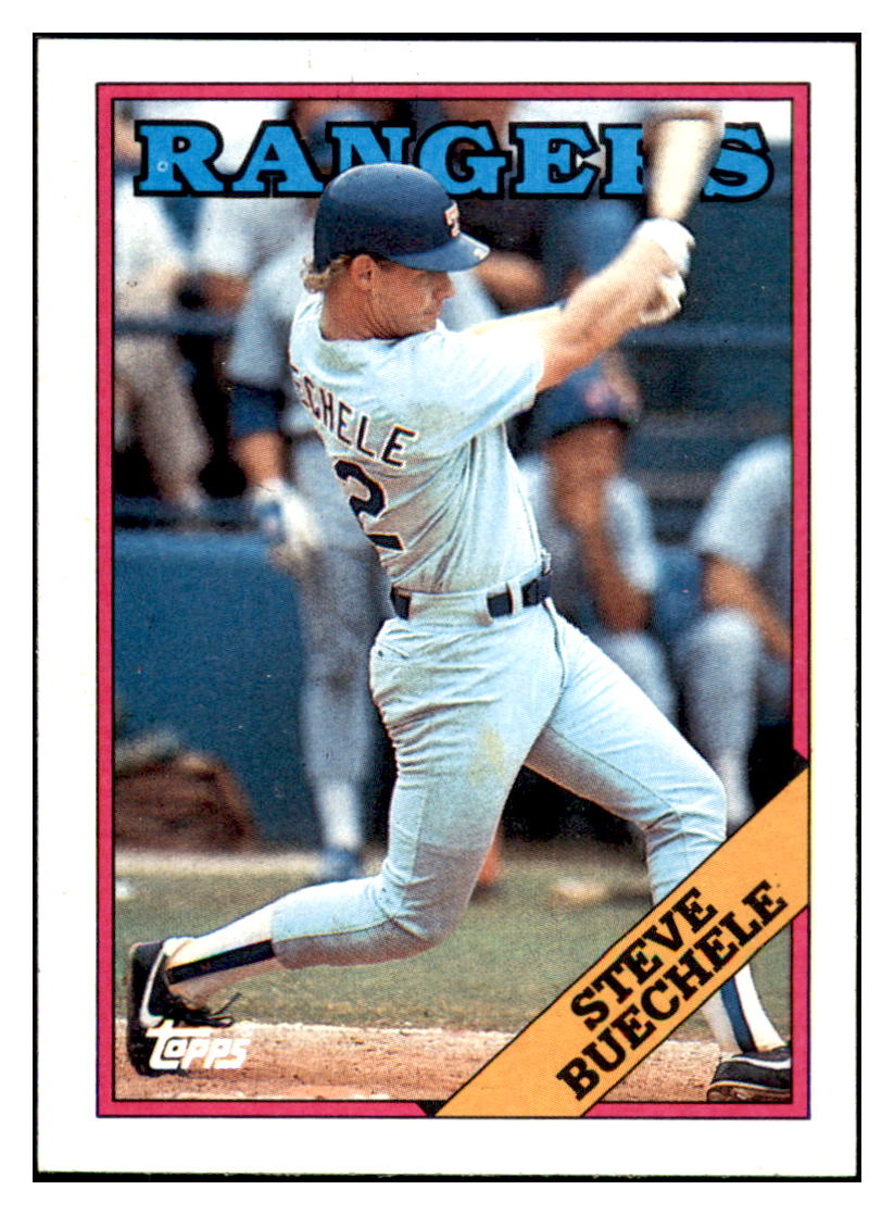 1988 Topps Steve Buechele Texas Rangers #537 Baseball Card GMMGD