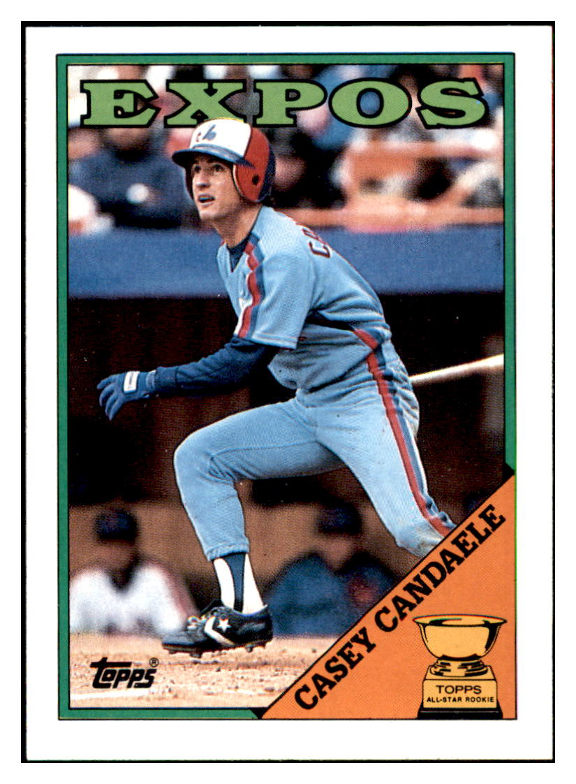 1988 Topps Casey
Candaele ASR Montreal Expos Baseball
Card GMMGD simple Xclusive Collectibles