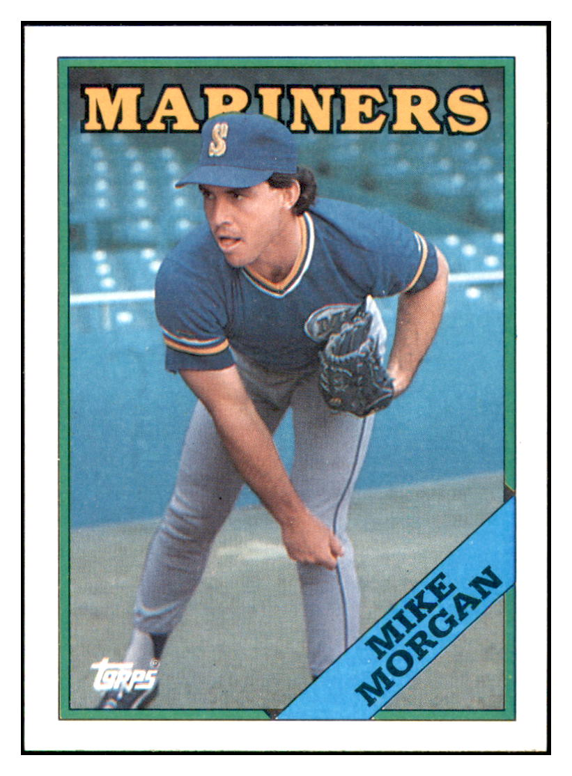 1988 Topps Mike Morgan Seattle Mariners Baseball Card GMMGD simple Xclusive Collectibles