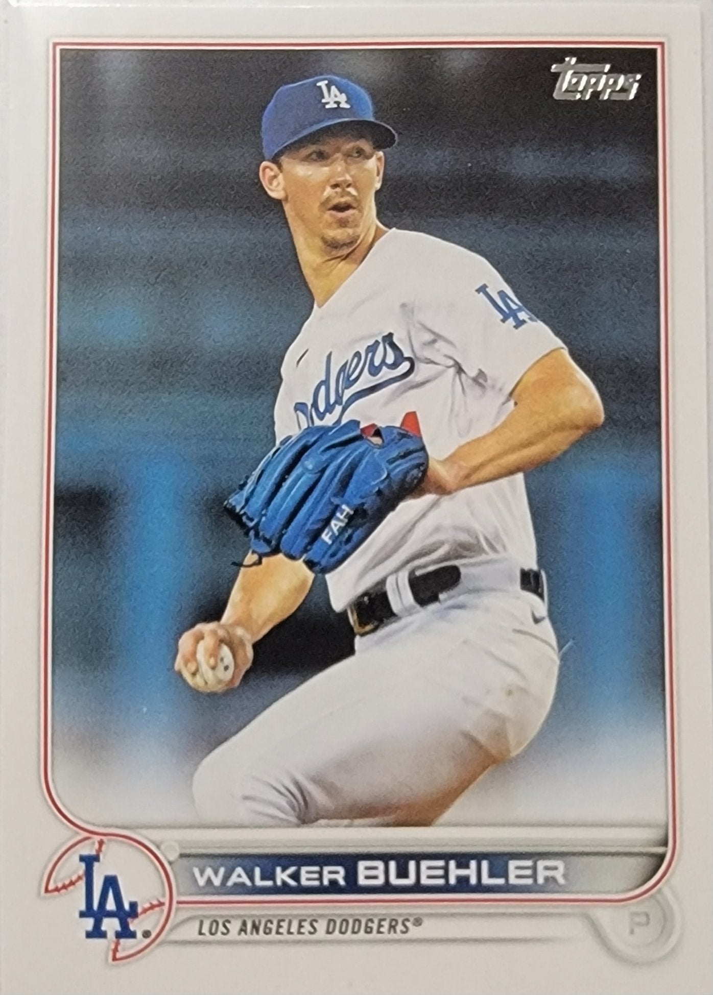2022 Topps Series Walker Buehler Baseball Card AVM1 simple Xclusive Collectibles