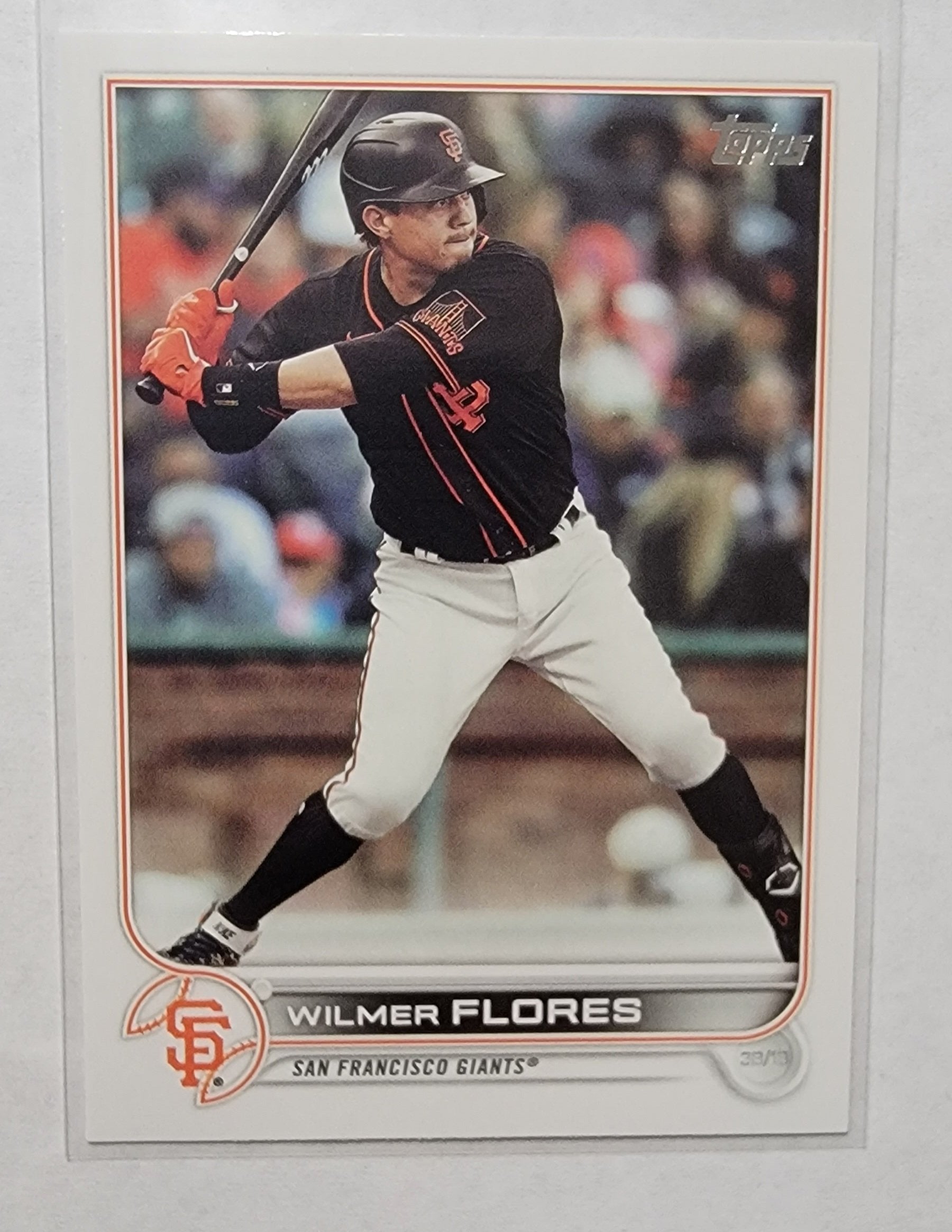 2022 Topps Series 2 Wilmer Flores Baseball Card AVM1 simple Xclusive Collectibles