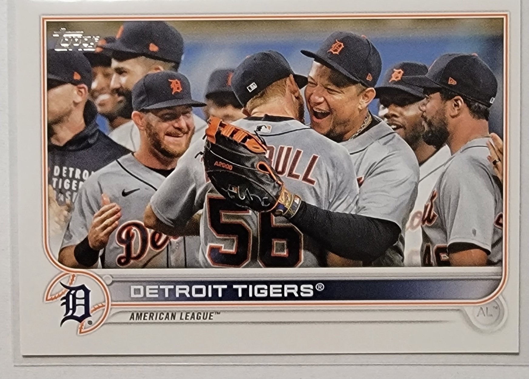 2022 Topps Series 2 Detroit Tigers Team Baseball Card AVM1 simple Xclusive Collectibles