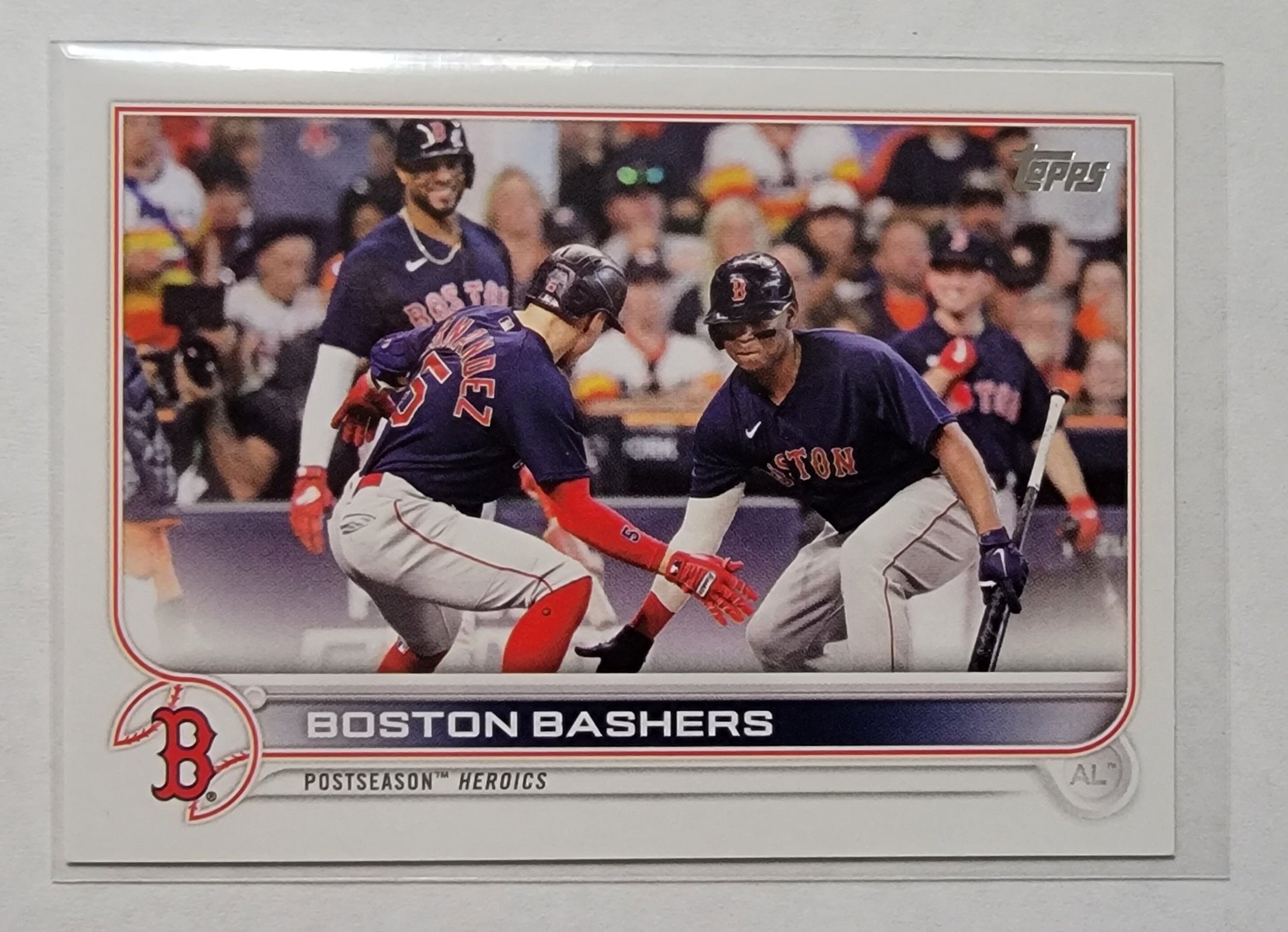 2022 Topps Series 2 Boston Bashers Boston Red Sox Team Baseball Card AVM1 simple Xclusive Collectibles
