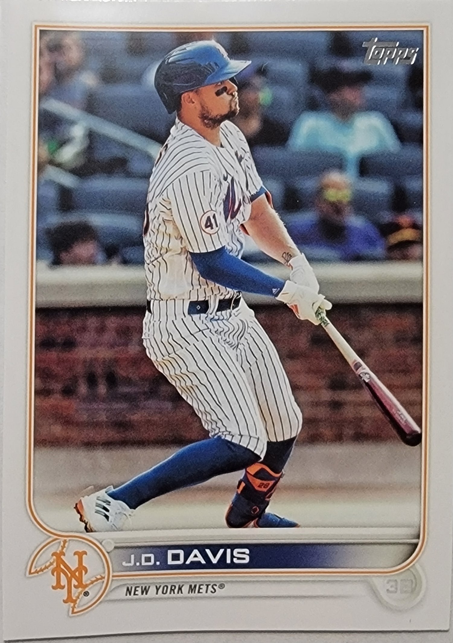 2022 Topps Series 2 J.D. Davis Baseball Card AVM1 simple Xclusive Collectibles