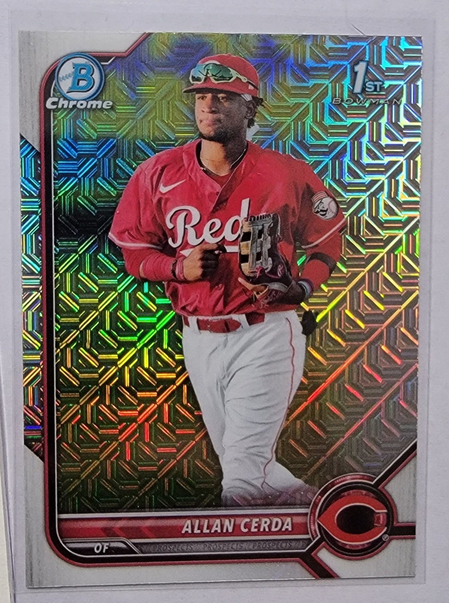 2022 Bowman Allen Cerda Mojo Refractor Baseball Card AVM1 simple Xclusive Collectibles