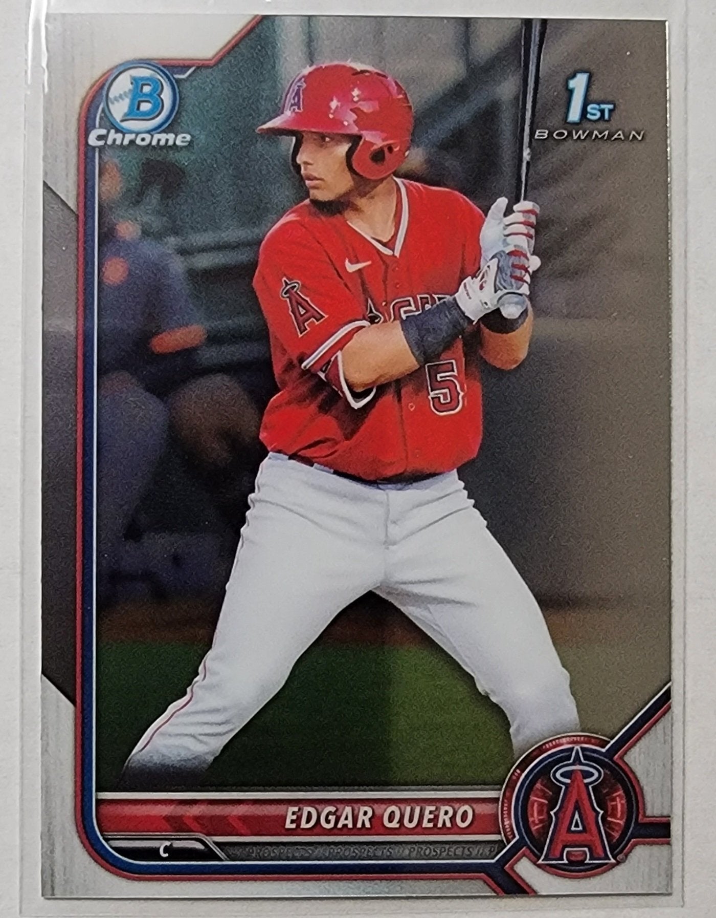 2022 Bowman Chrome Edgar Quero Mega Box 1st on Bowman Baseball Card AVM1 simple Xclusive Collectibles