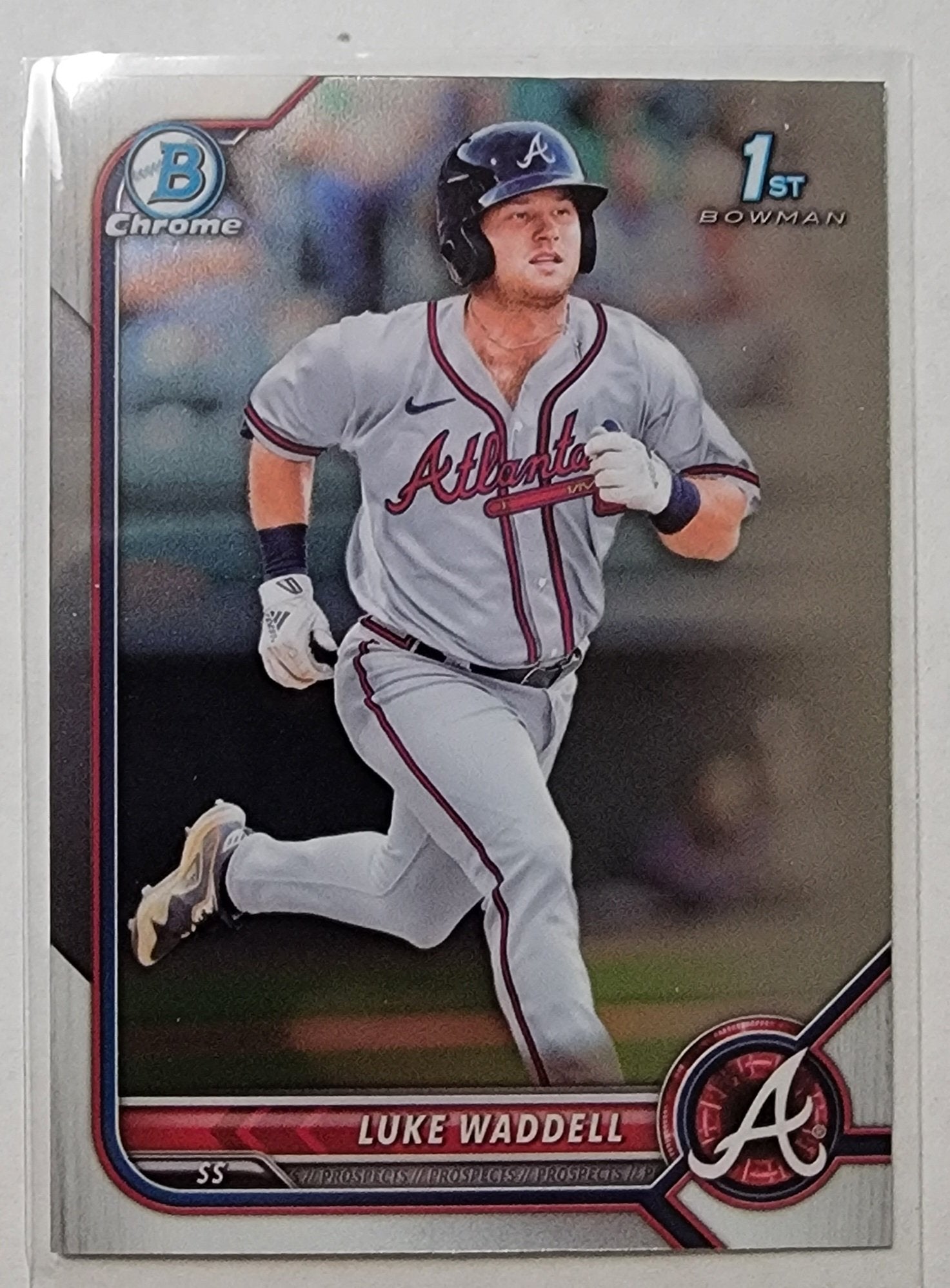 2022 Bowman Chrome Luke Waddell Mega Box 1st on Bowman Baseball Card AVM1 simple Xclusive Collectibles
