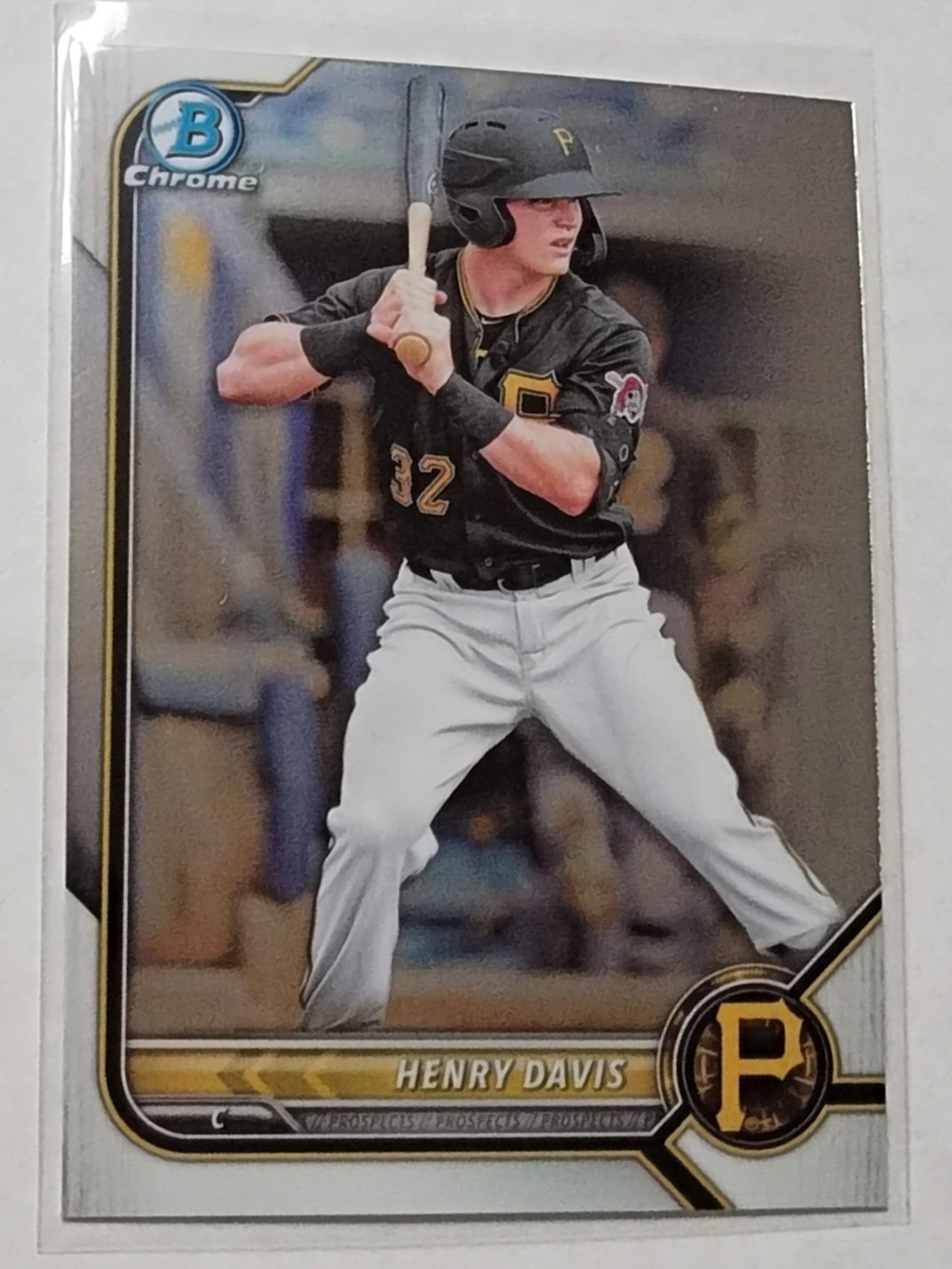 2022 Bowman Chrome Henry Davis Mega Box Baseball Card AVM1 simple Xclusive Collectibles