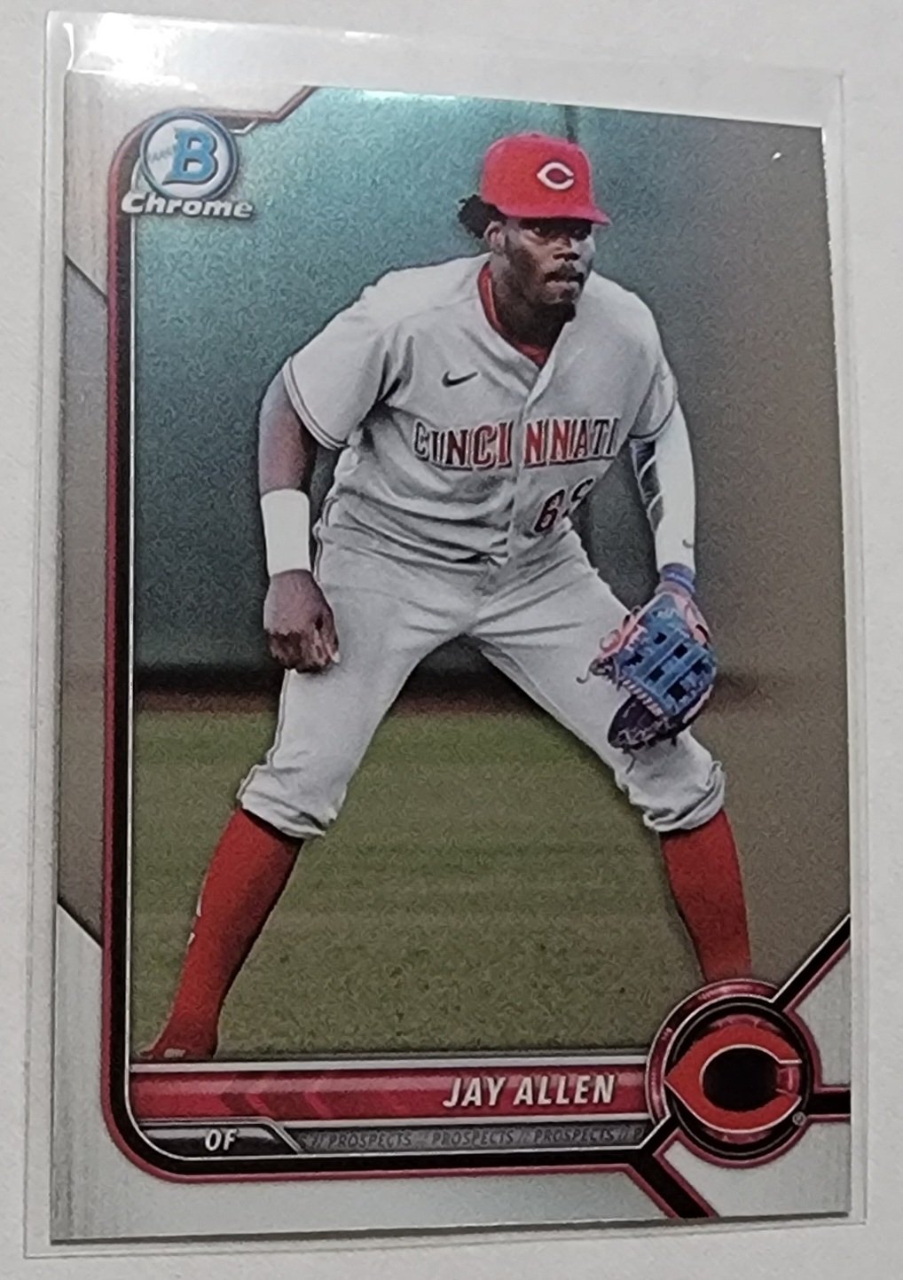 2022 Bowman Chrome Jay Allen Mega Box Baseball Card AVM1 simple Xclusive Collectibles