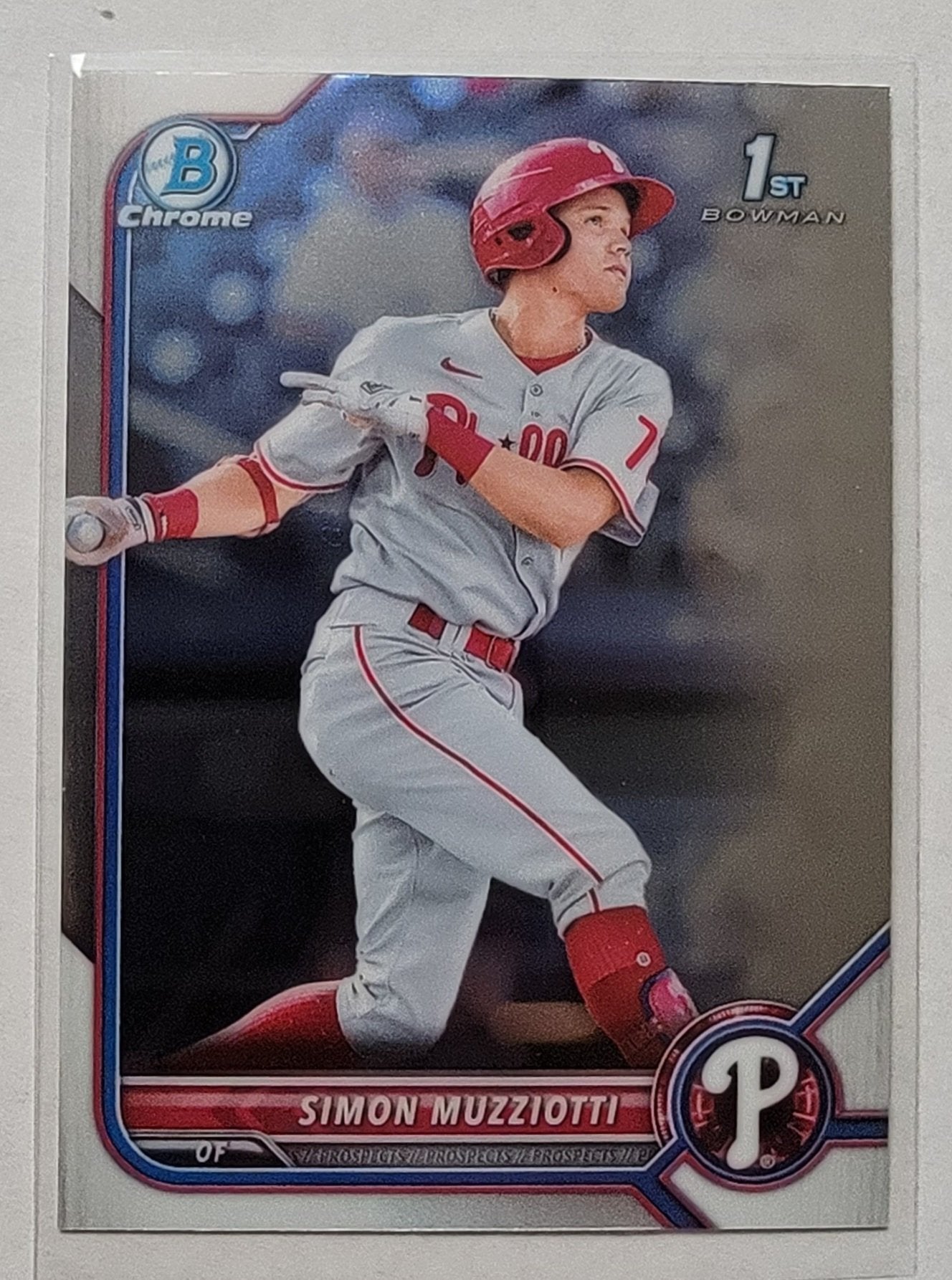 2022 Bowman Chrome Simon Muzziotti Mega Box 1st on Bowman Baseball Card AVM1 simple Xclusive Collectibles