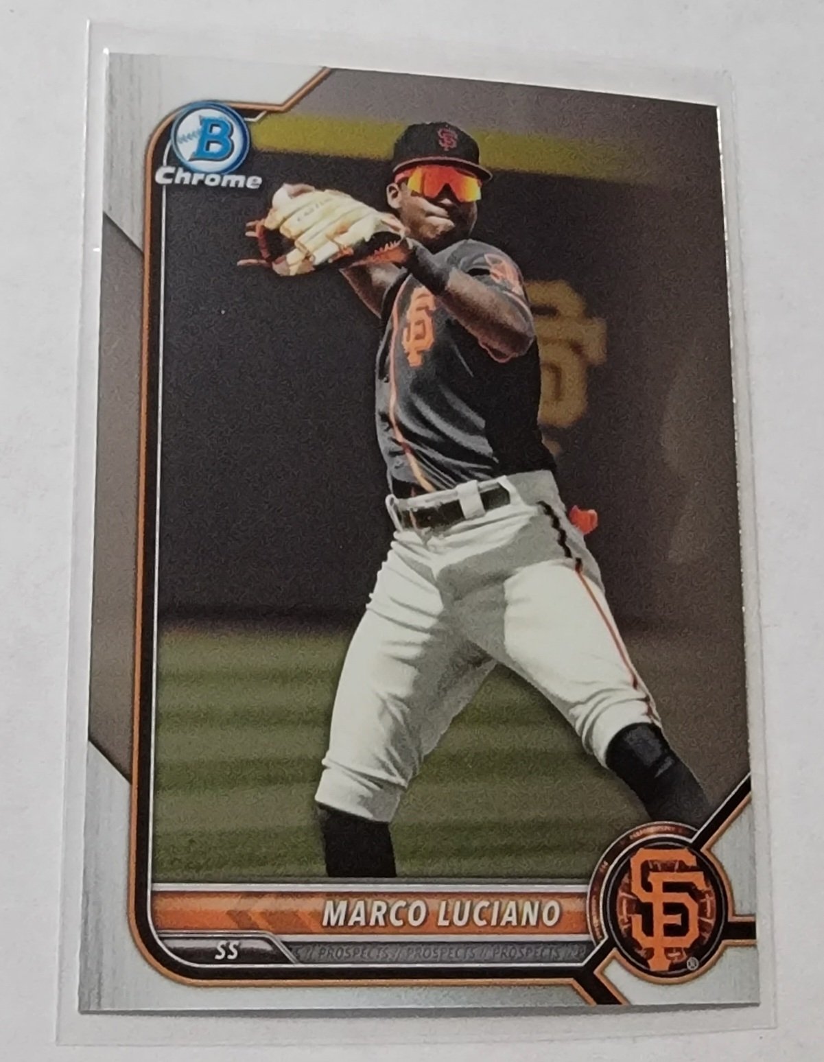 2022 Bowman Chrome Marco Luciano Mega Box Baseball Card AVM1 simple Xclusive Collectibles