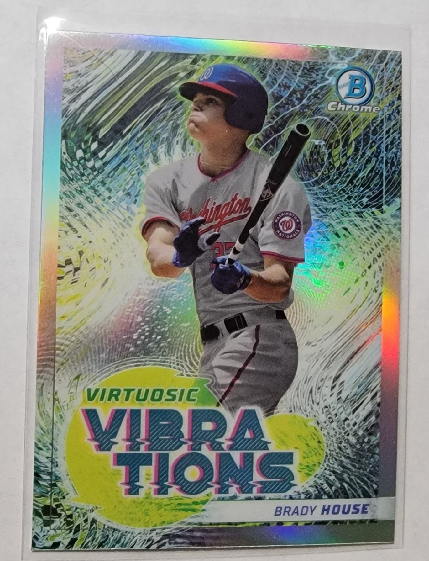 2022 Bowman Chrome Brady House Mega Box Virtuosic Vibrations Refractor Baseball Card AVM1 simple Xclusive Collectibles