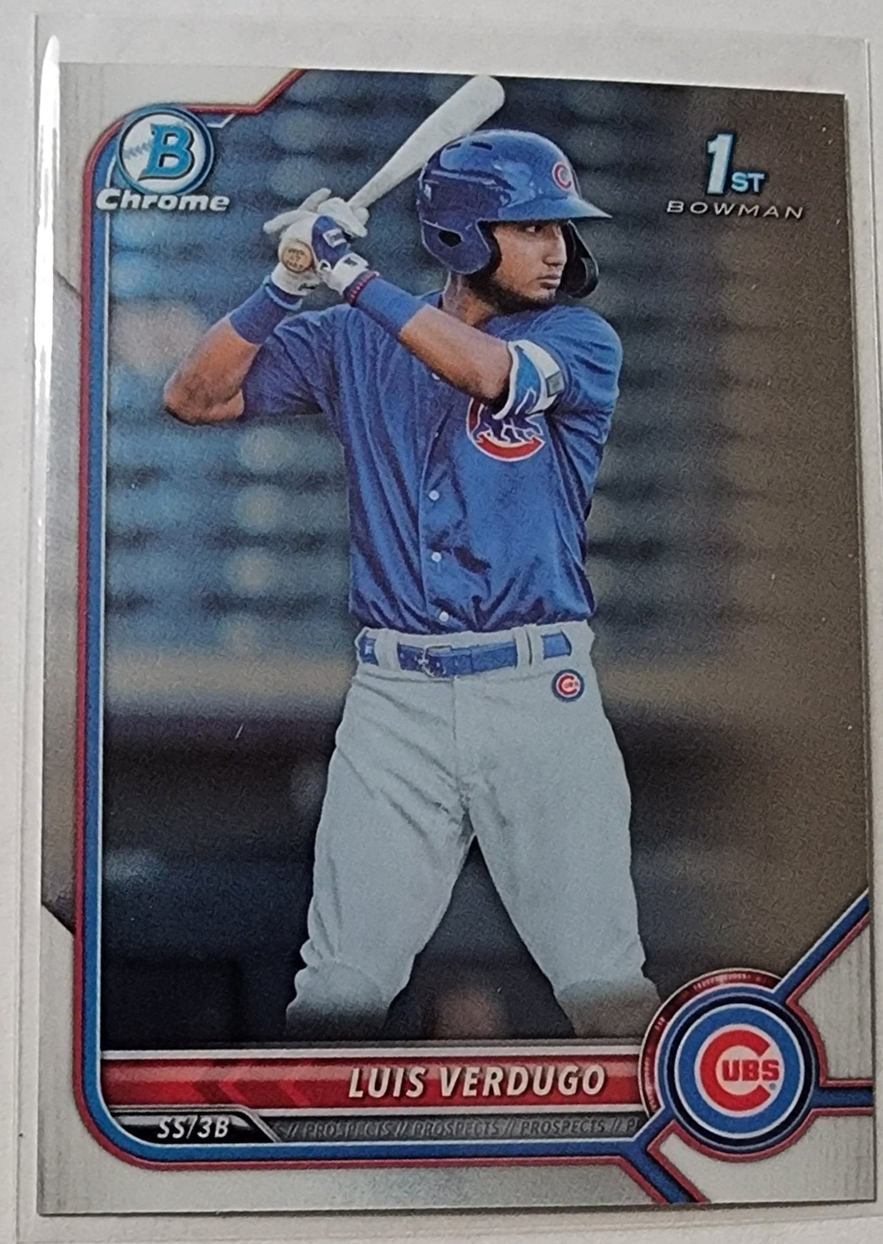 2022 Bowman Chrome Luis Verdugo Mega Box 1st on Bowman Baseball Card AVM1 simple Xclusive Collectibles