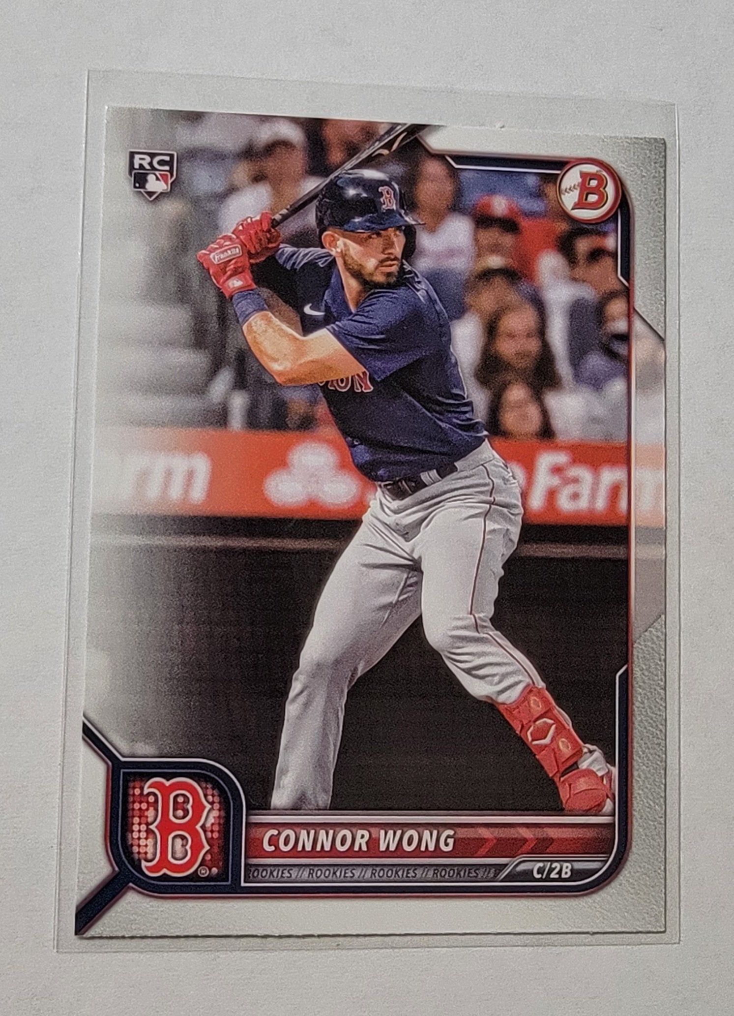 2022 Bowman Connor Wong Mega Box Paper Rookie Baseball Card AVM1 simple Xclusive Collectibles