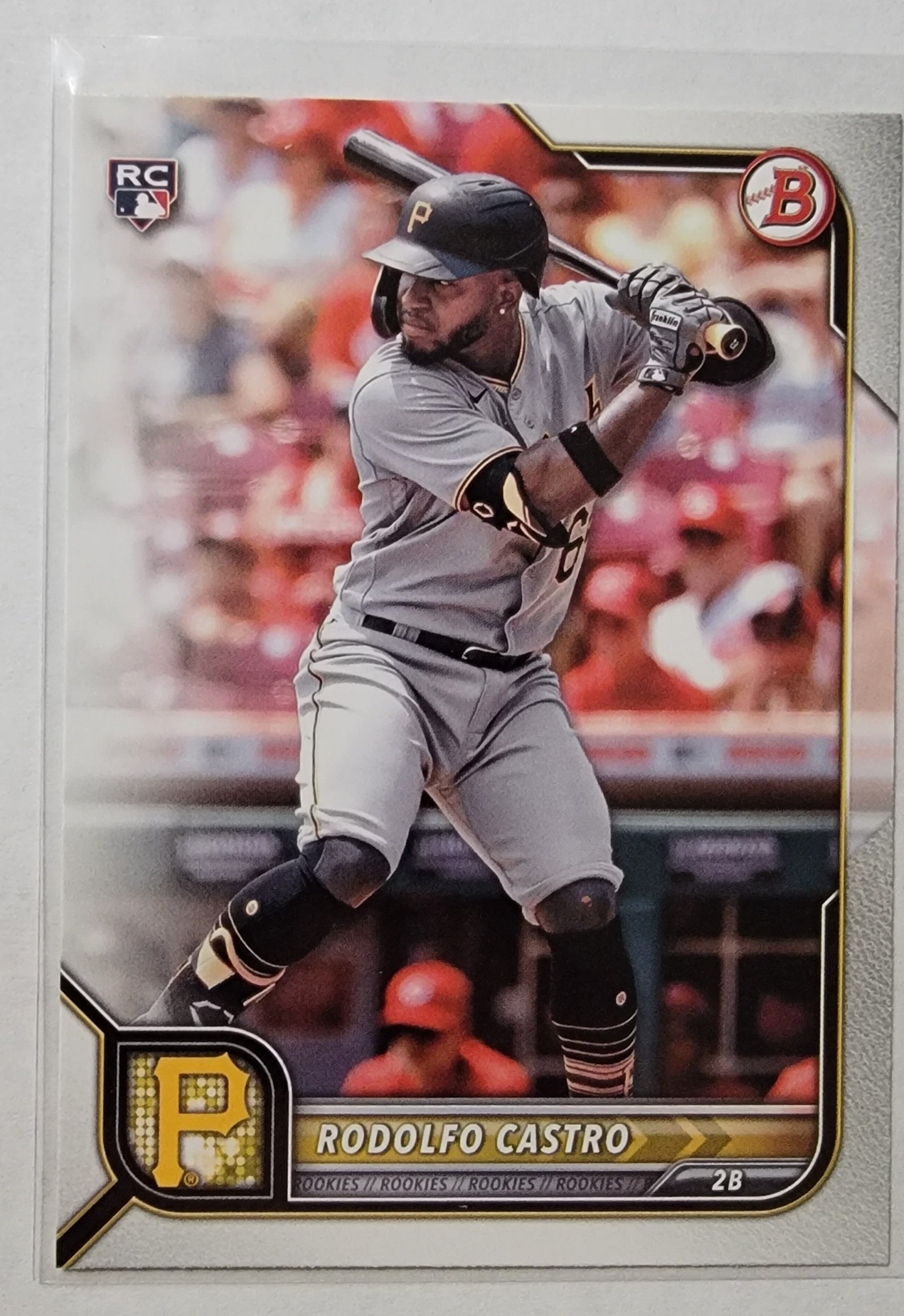 2022 Bowman Rodolfo Castro Mega Box Paper Rookie Baseball Card AVM1 simple Xclusive Collectibles