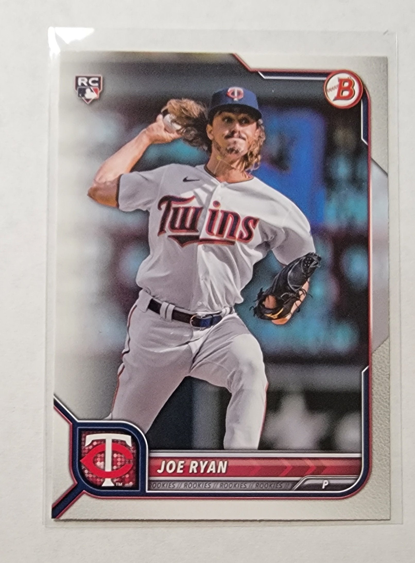 2022 Bowman Joe Ryan Mega Box Paper Rookie Baseball Card AVM1 simple Xclusive Collectibles