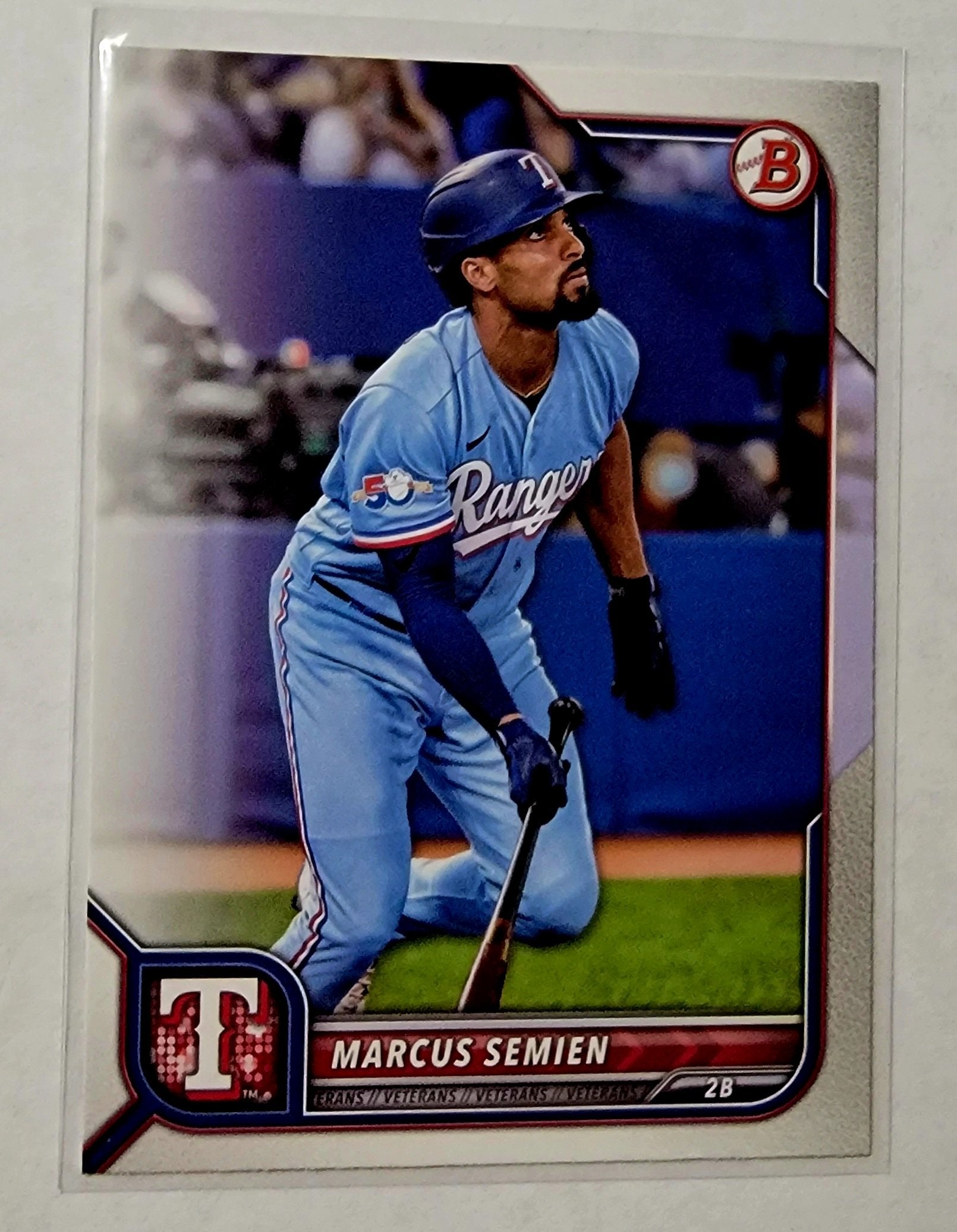 2022 Bowman Marcus Semien Mega Box Paper Baseball Card AVM1 simple Xclusive Collectibles