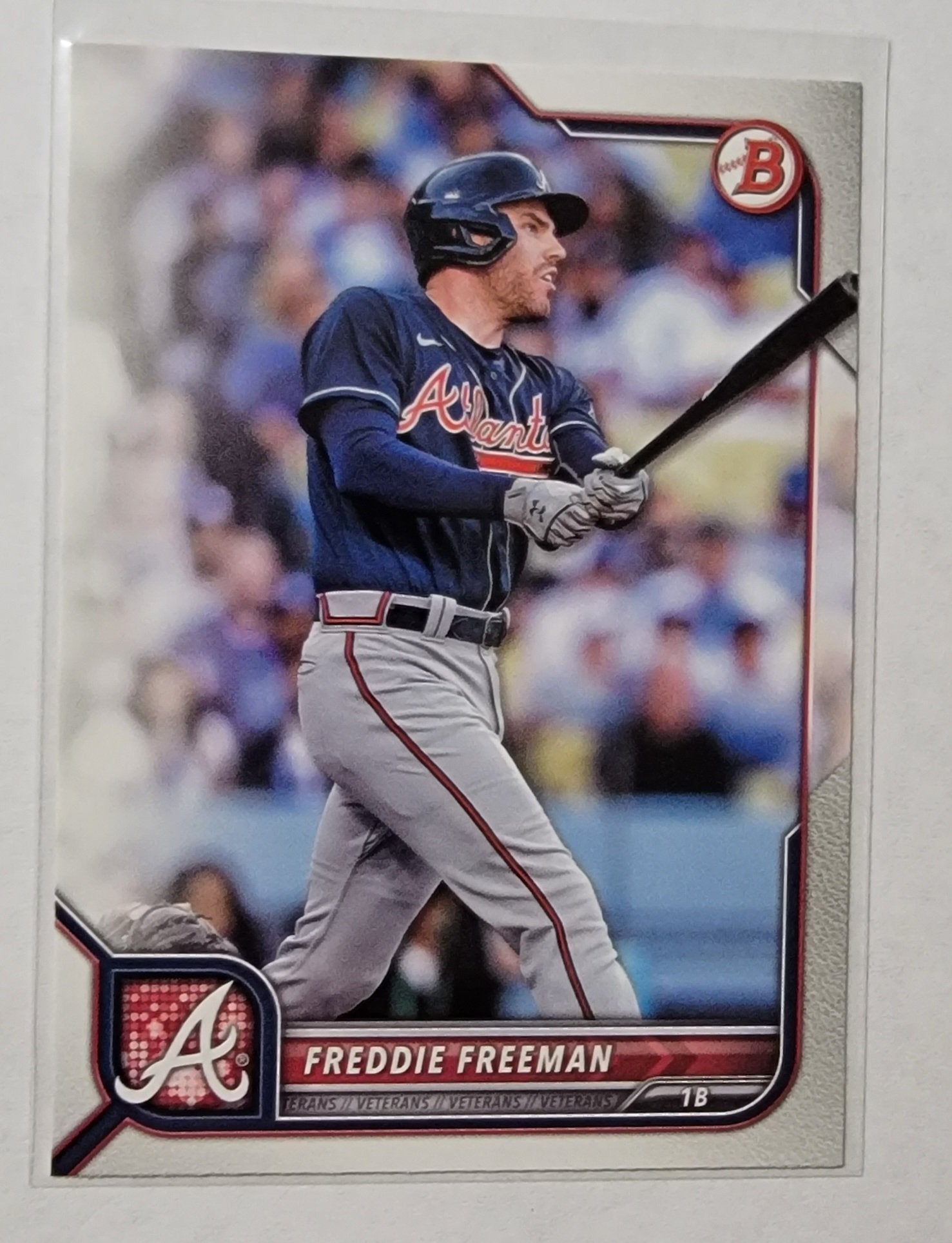 2022 Bowman Freddie Freeman Mega Box Paper Baseball Card AVM1 simple Xclusive Collectibles