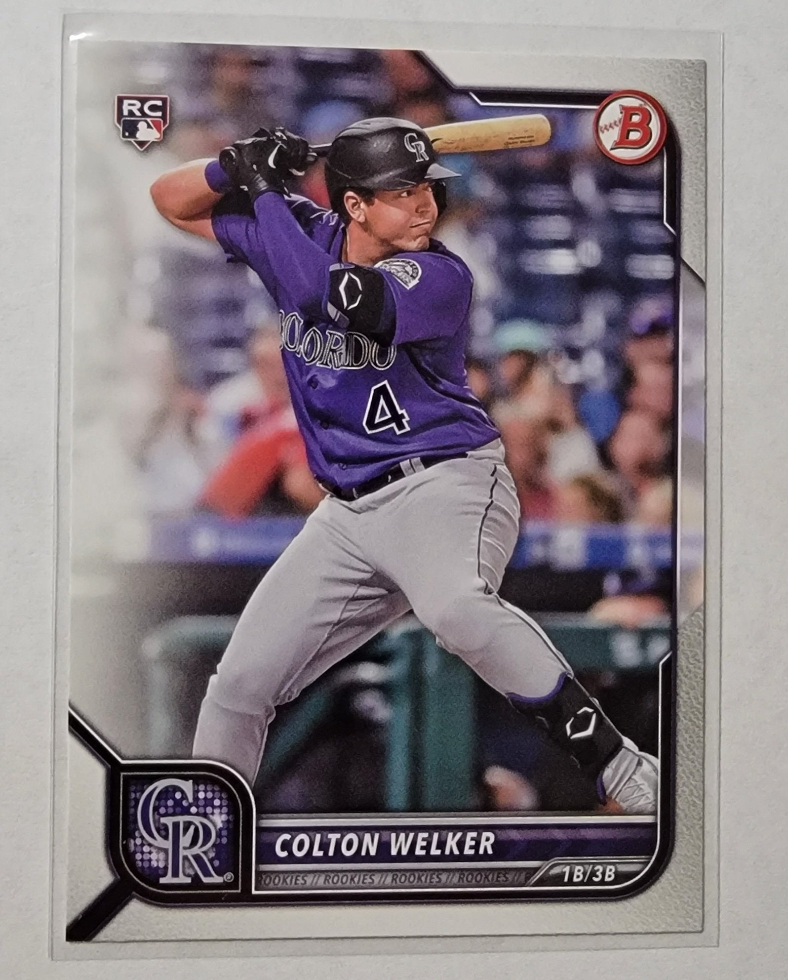 2022 Bowman Colton Welker Mega Box Paper Rookie Baseball Card AVM1 simple Xclusive Collectibles