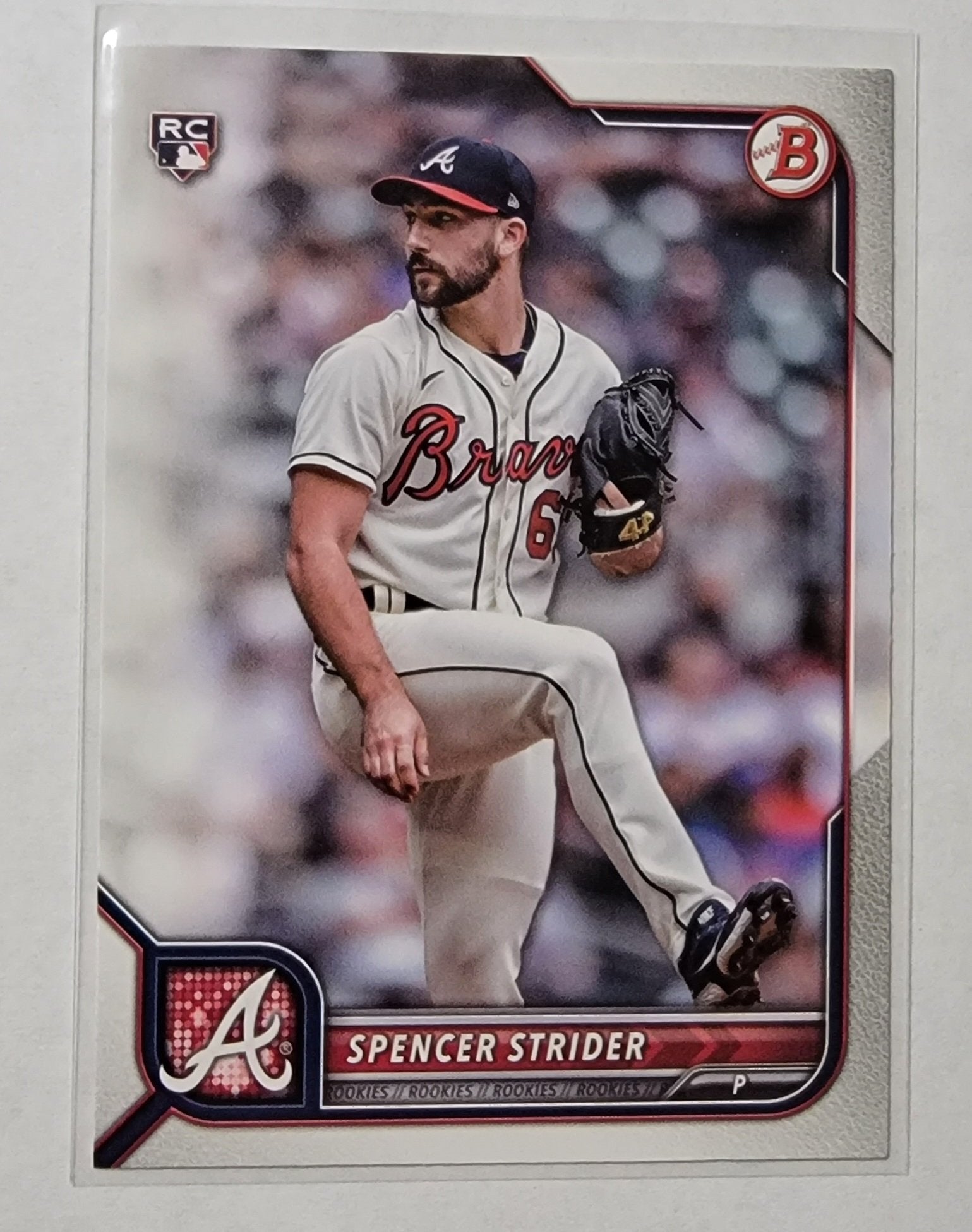 2022 Bowman Spencer Strider Mega Box Paper Rookie Baseball Card AVM1 simple Xclusive Collectibles