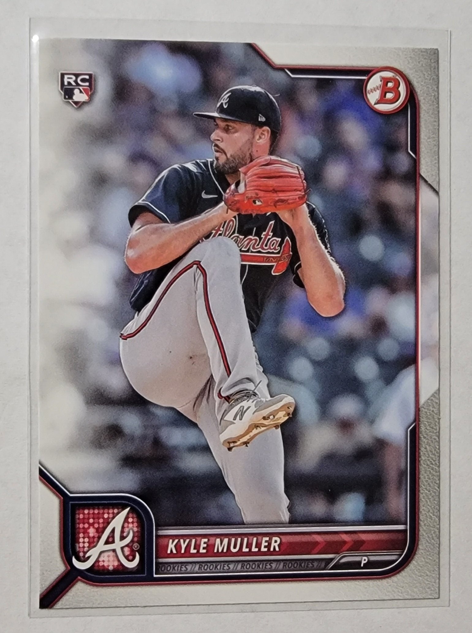 2022 Bowman Kyle Muller Mega Box Paper Rookie Baseball Card AVM1 simple Xclusive Collectibles