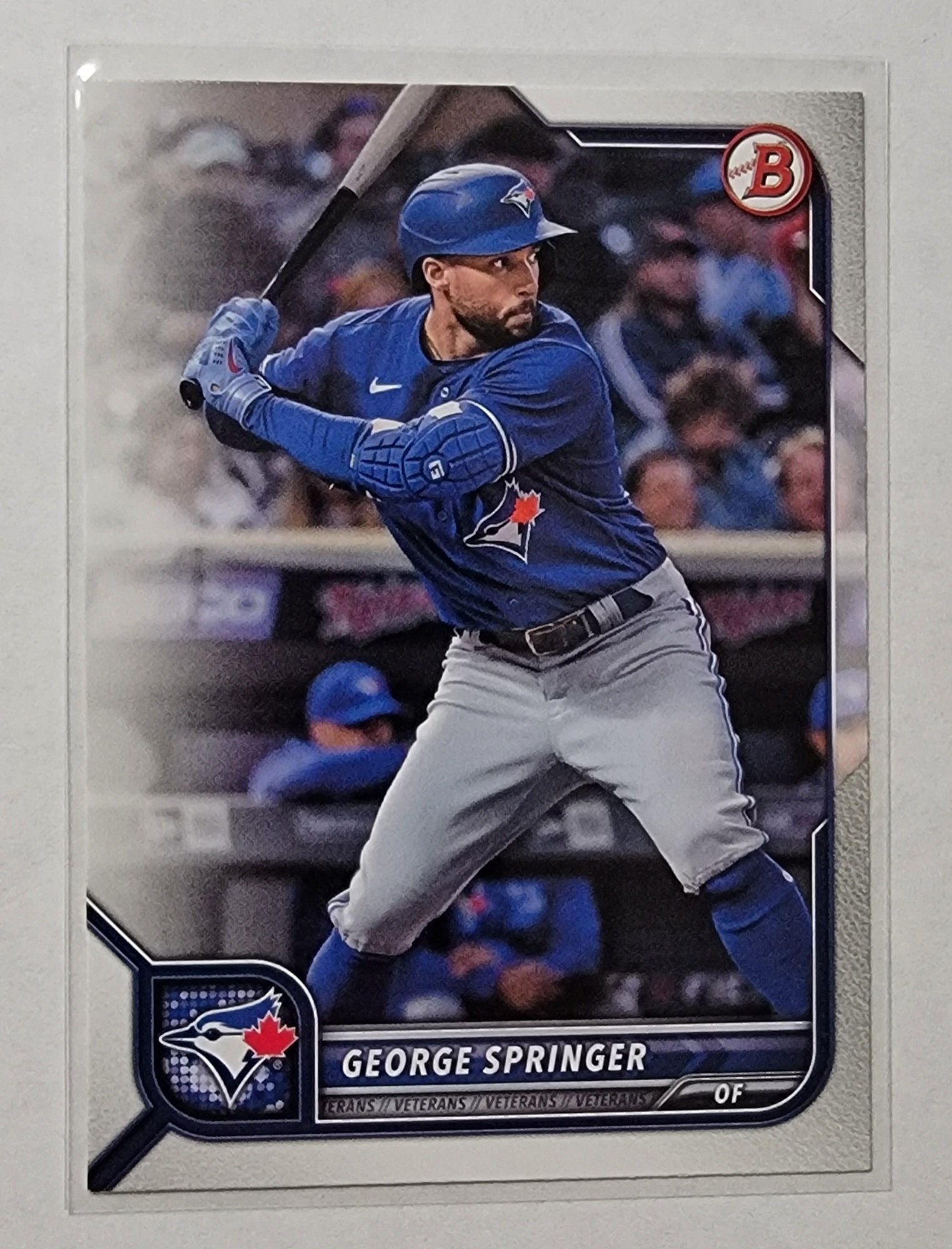 2022 Bowman George Springer Mega Box Baseball Card AVM1 simple Xclusive Collectibles