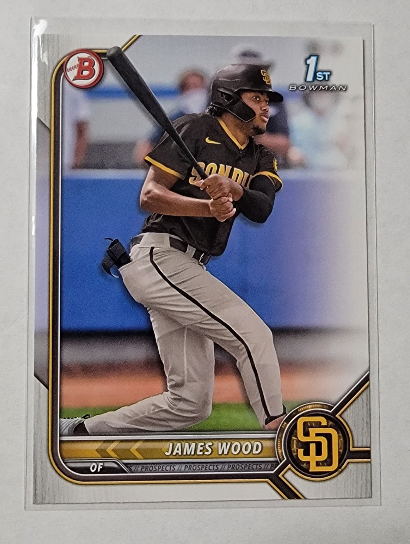 2022 Bowman James Wood Mega Box 1st on Bowman Paper Baseball Card AVM1 simple Xclusive Collectibles
