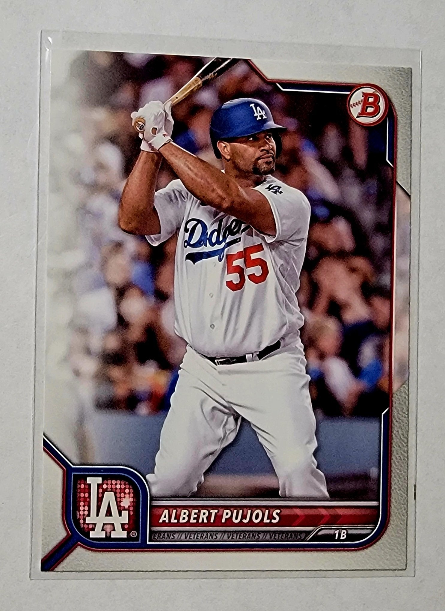 2022 Bowman Albert Pujols Mega Box Baseball Card AVM1 simple Xclusive Collectibles