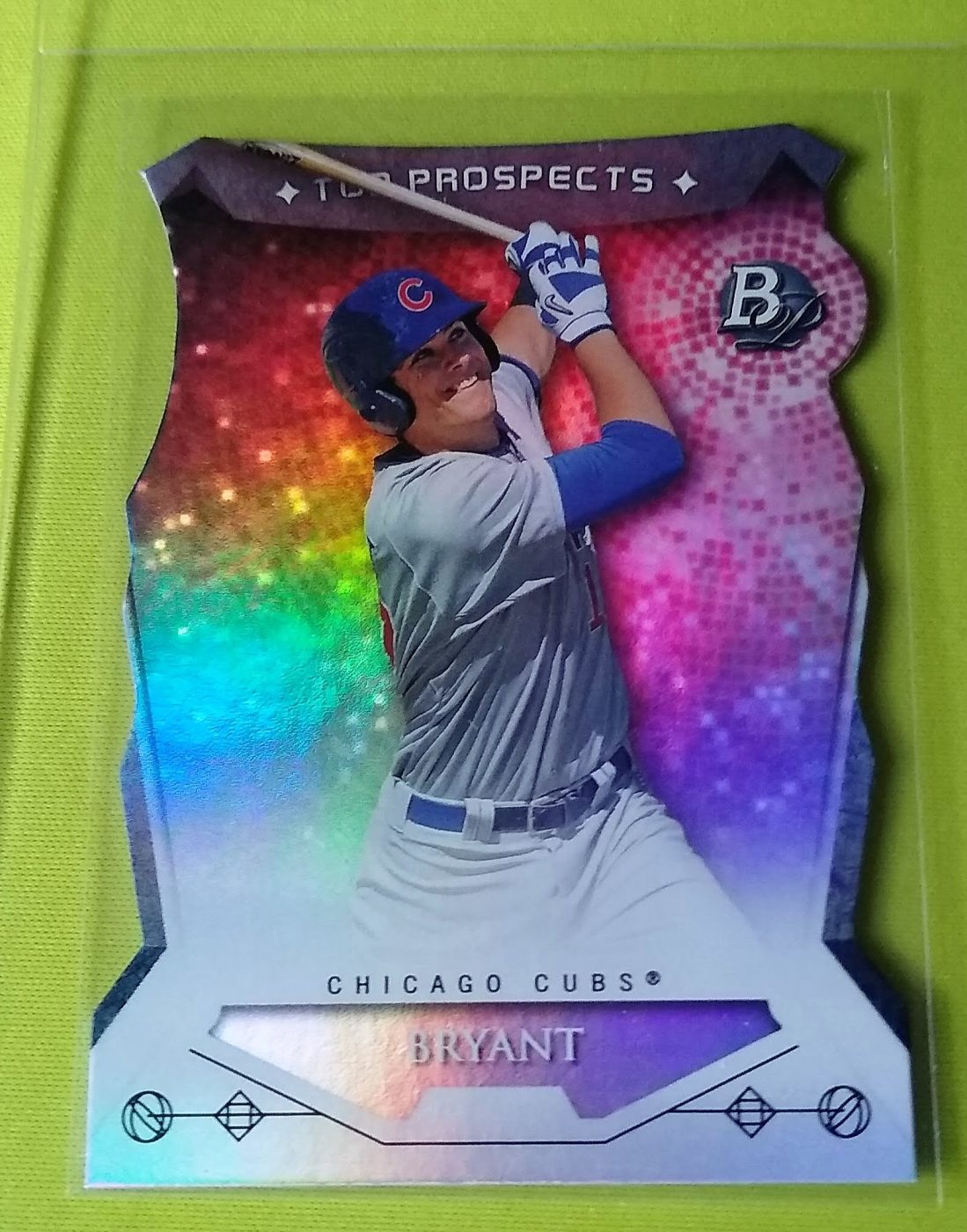 2015 Bowman Platinum Prospects Kris Bryant Die-Cut Baseball Card simple Xclusive Collectibles