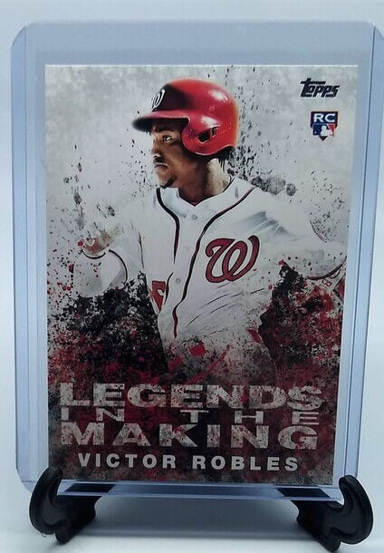 2018 Topps Update Victor Robles Legends in the Making Rookie Baseball Card simple Xclusive Collectibles