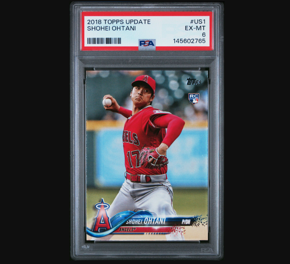 2018 Topps Update Shohei Ohtani US1 PSA 6