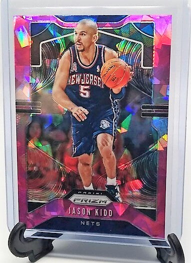 2019-20 Panini Prizm Jason Kidd Pink Cracked Ice Refractor Basketball Card simple Xclusive Collectibles