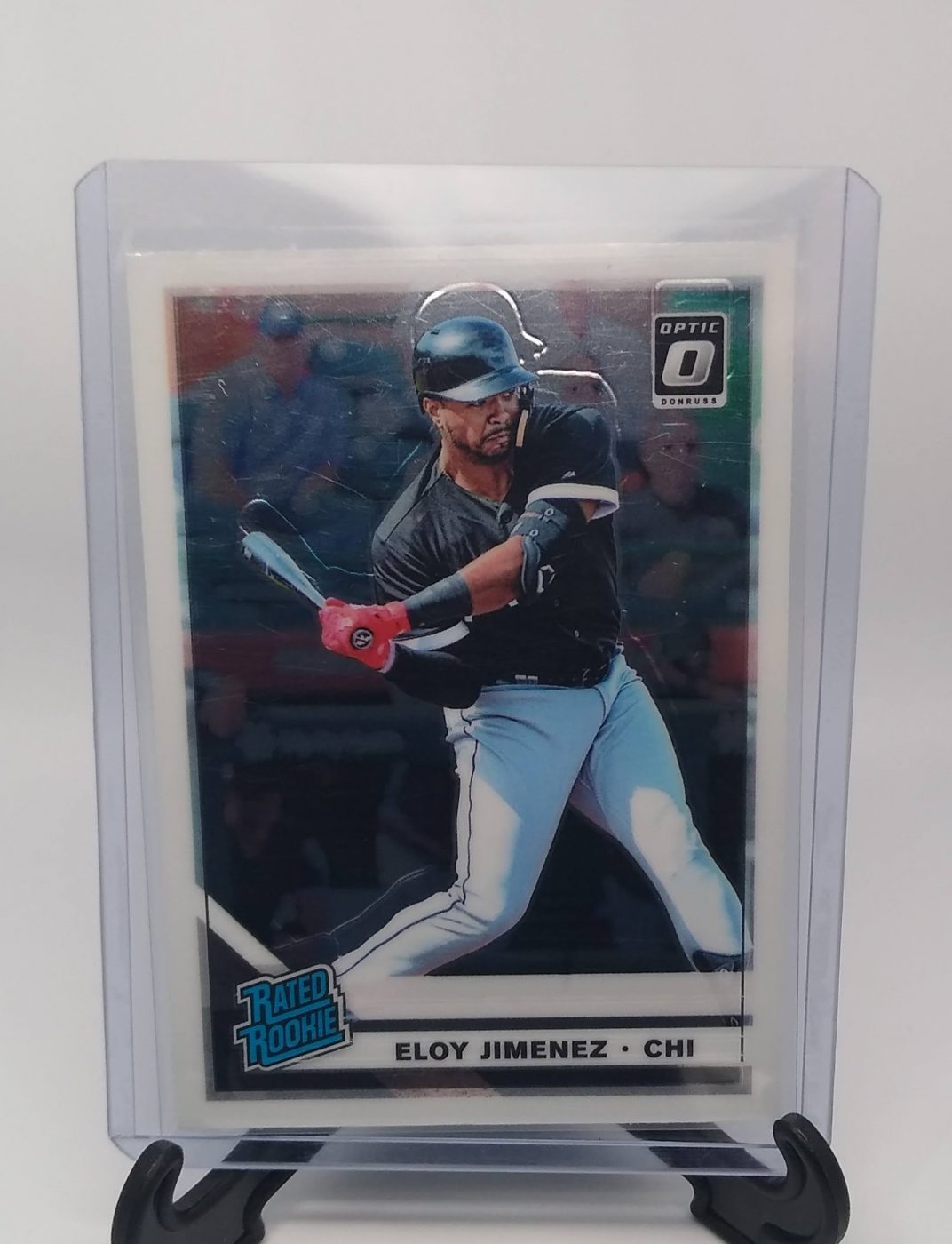 2019 Donruss Optic Eloy Jimenez Rated Rookie Misprinted Baseball Card simple Xclusive Collectibles