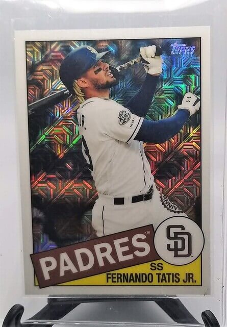 2020 Topps Fernando Tatis Jr. 35th Anniversary Mojo Refractor Baseball Card simple Xclusive Collectibles