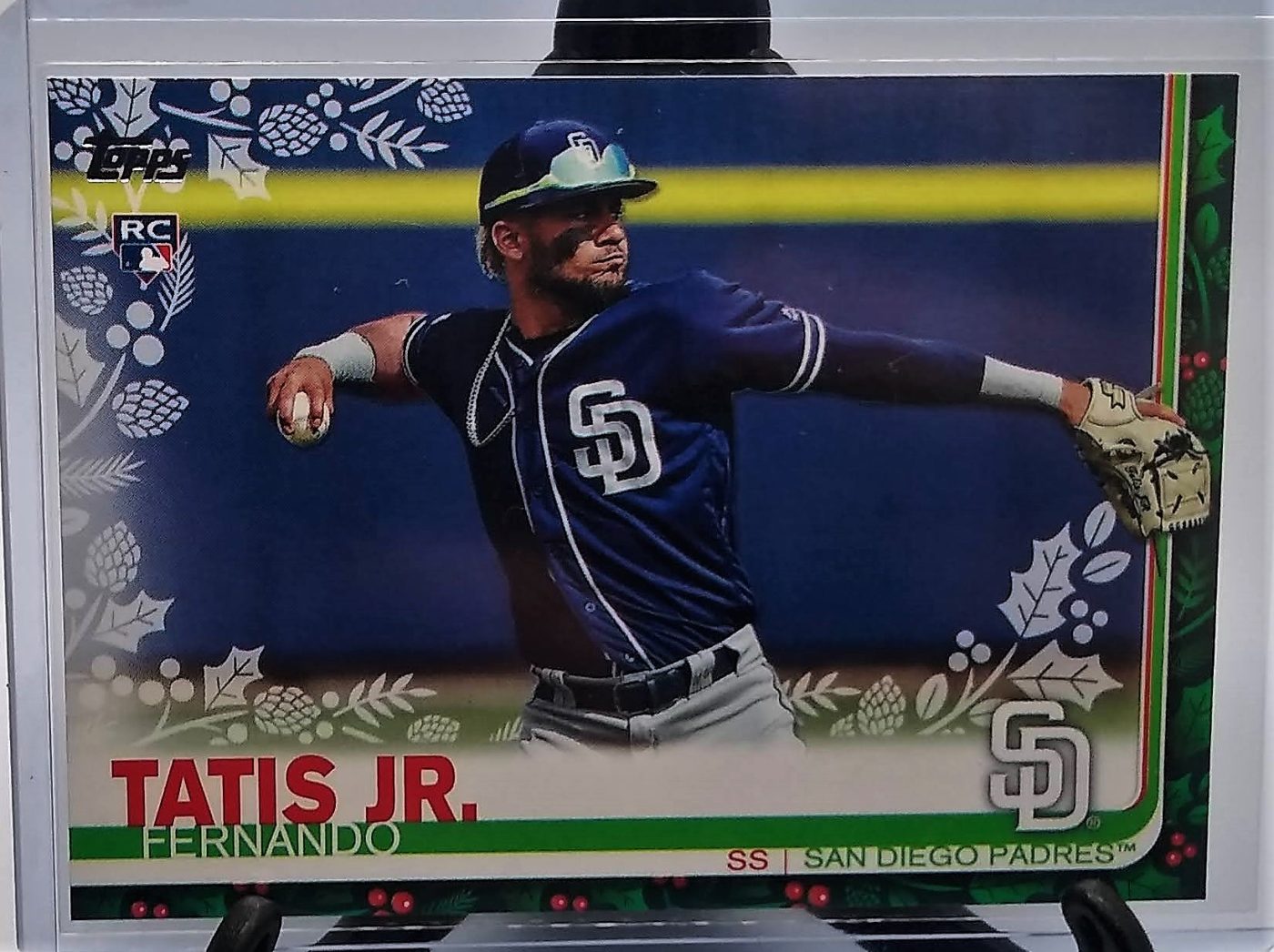 2019 Topps Holiday Fernando Tatis Jr Rookie Baseball Card simple Xclusive Collectibles