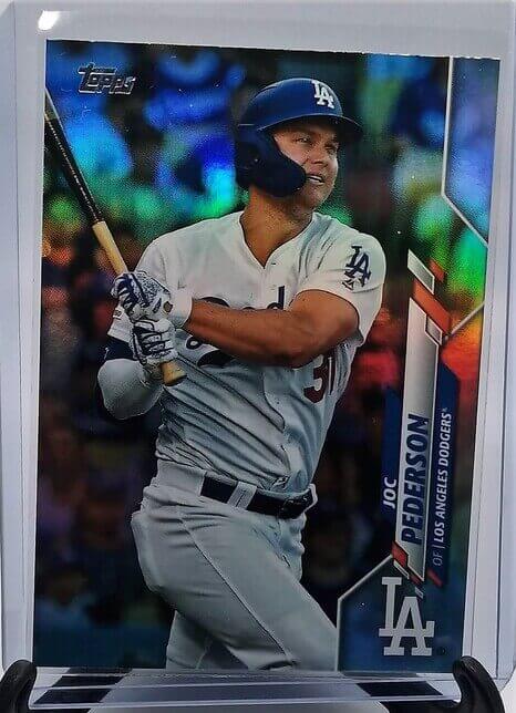 2020 Topps Series 1 Joc Pederson Foil Refractor Baseball Card simple Xclusive Collectibles