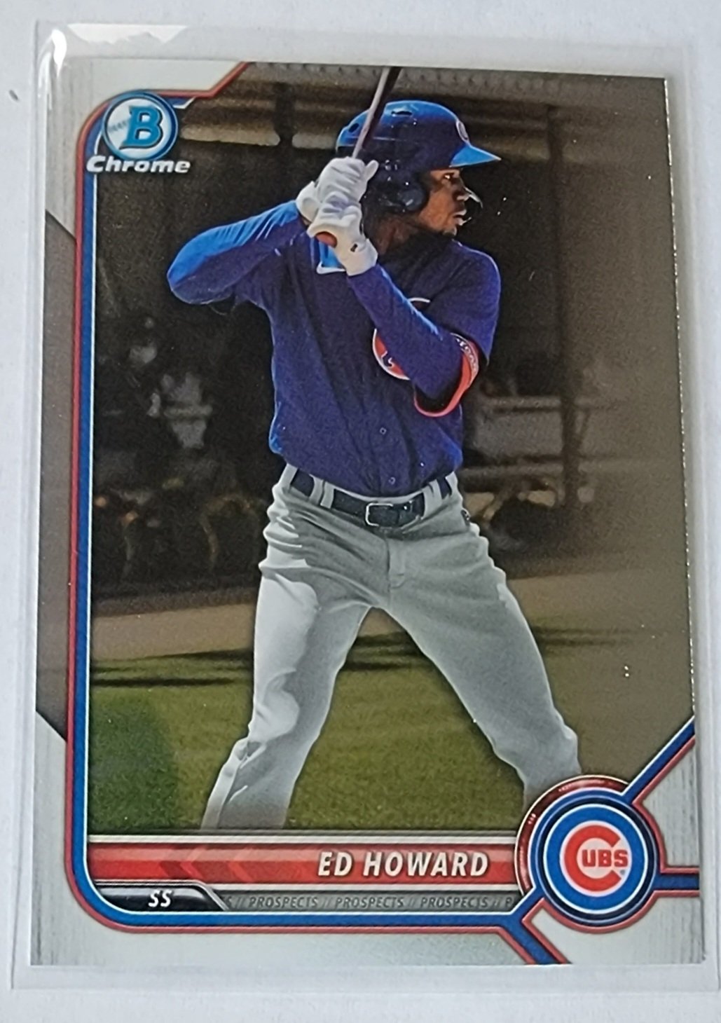 2022 Bowman Chrome Ed Howard Mega Box Baseball Card AVM1 simple Xclusive Collectibles