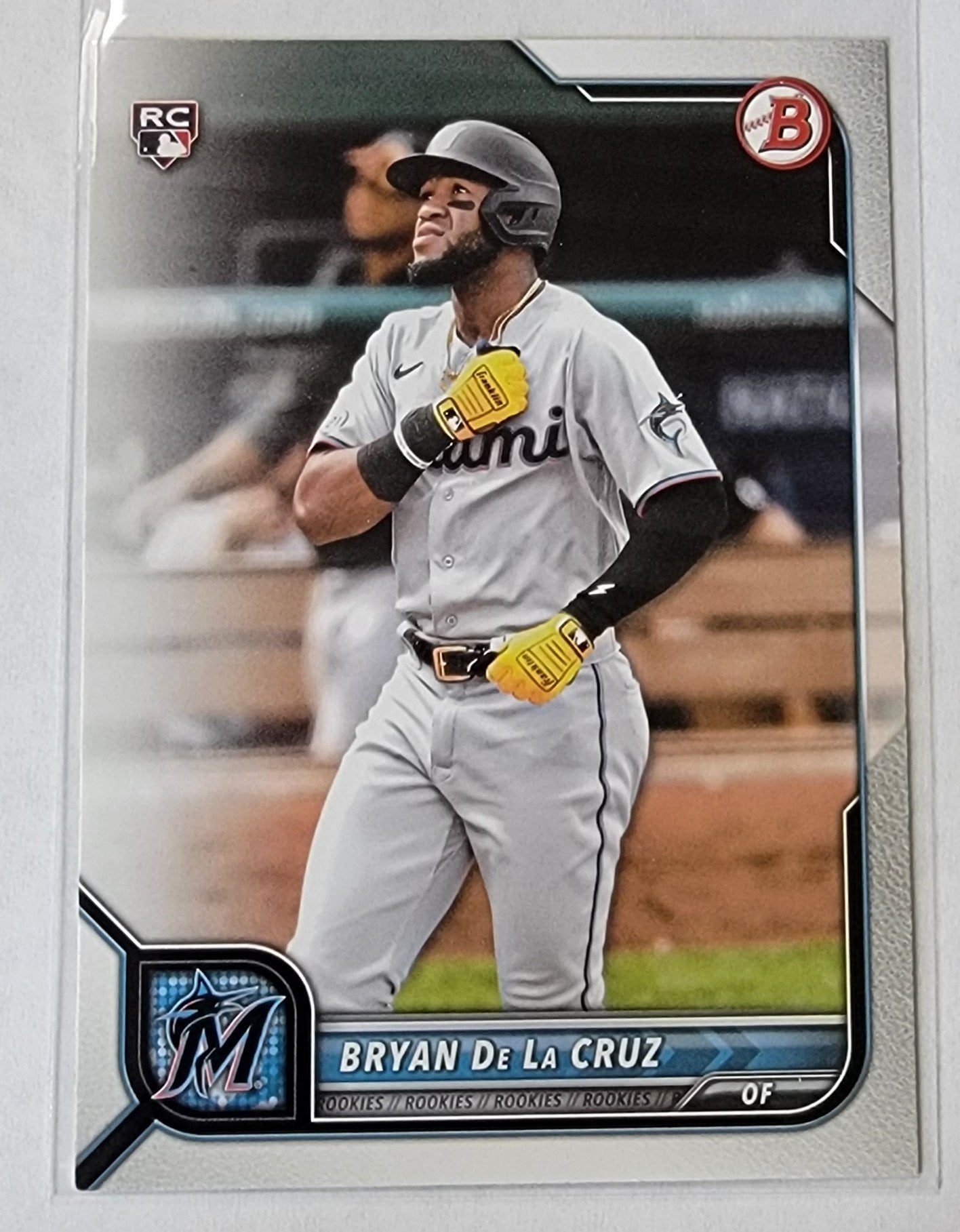 2022 Bowman Bryan De LA Cruz Mega Box Rookie Baseball Card AVM1 simple Xclusive Collectibles