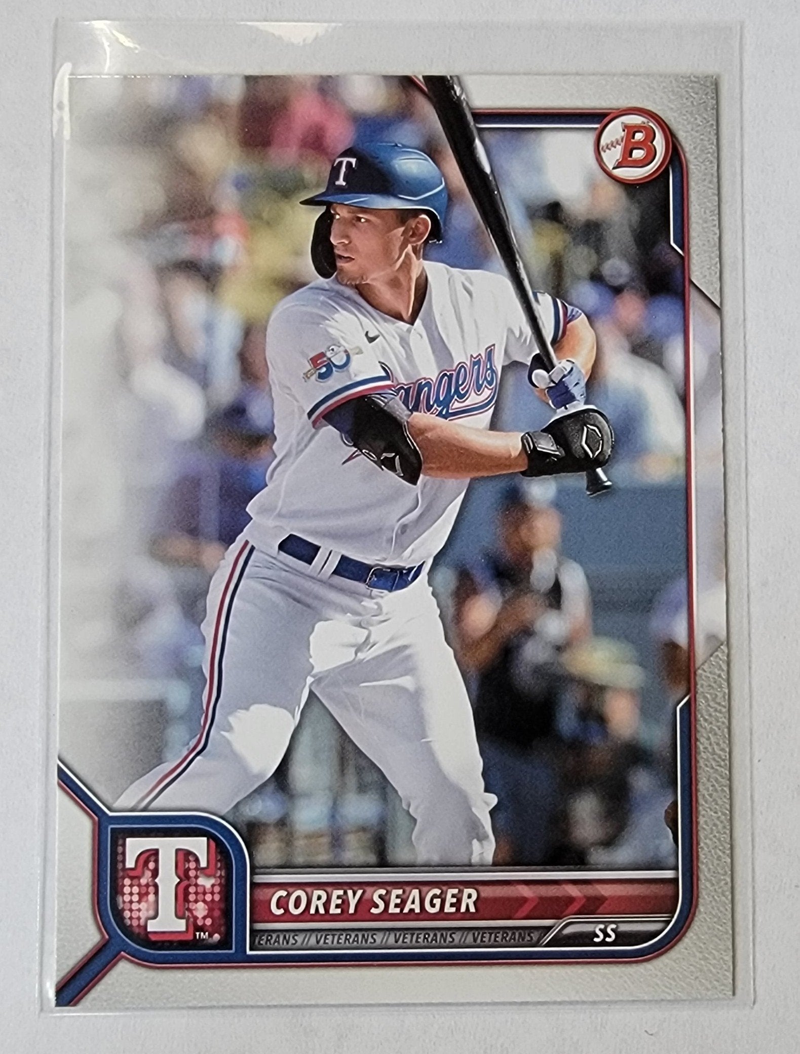 2022 Bowman Corey Seager Mega Box Baseball Card AVM1 simple Xclusive Collectibles