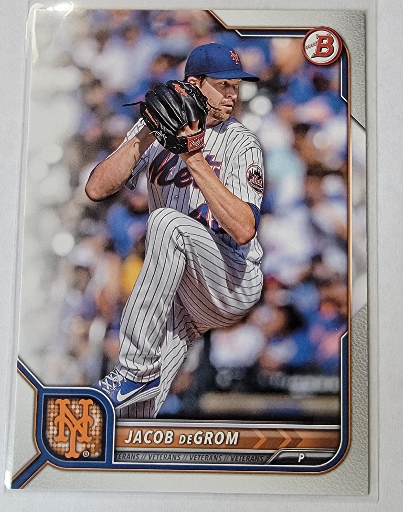 2022 Bowman Jacob Degrom Mega Box Baseball Card AVM1 simple Xclusive Collectibles