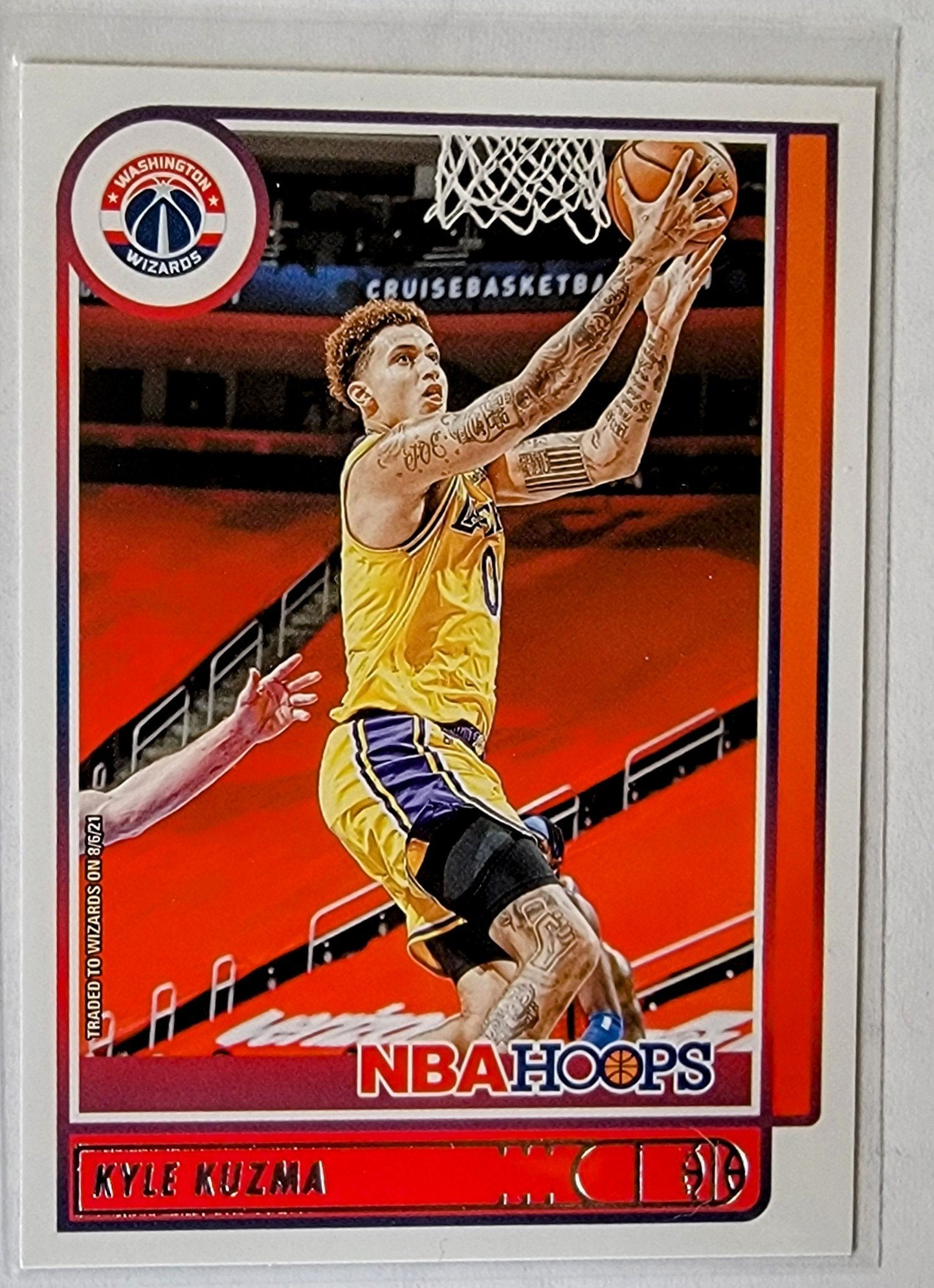 2021-22 Panini NBA Hoops Kyle Kuzma Basketball Card AVM1 simple Xclusive Collectibles
