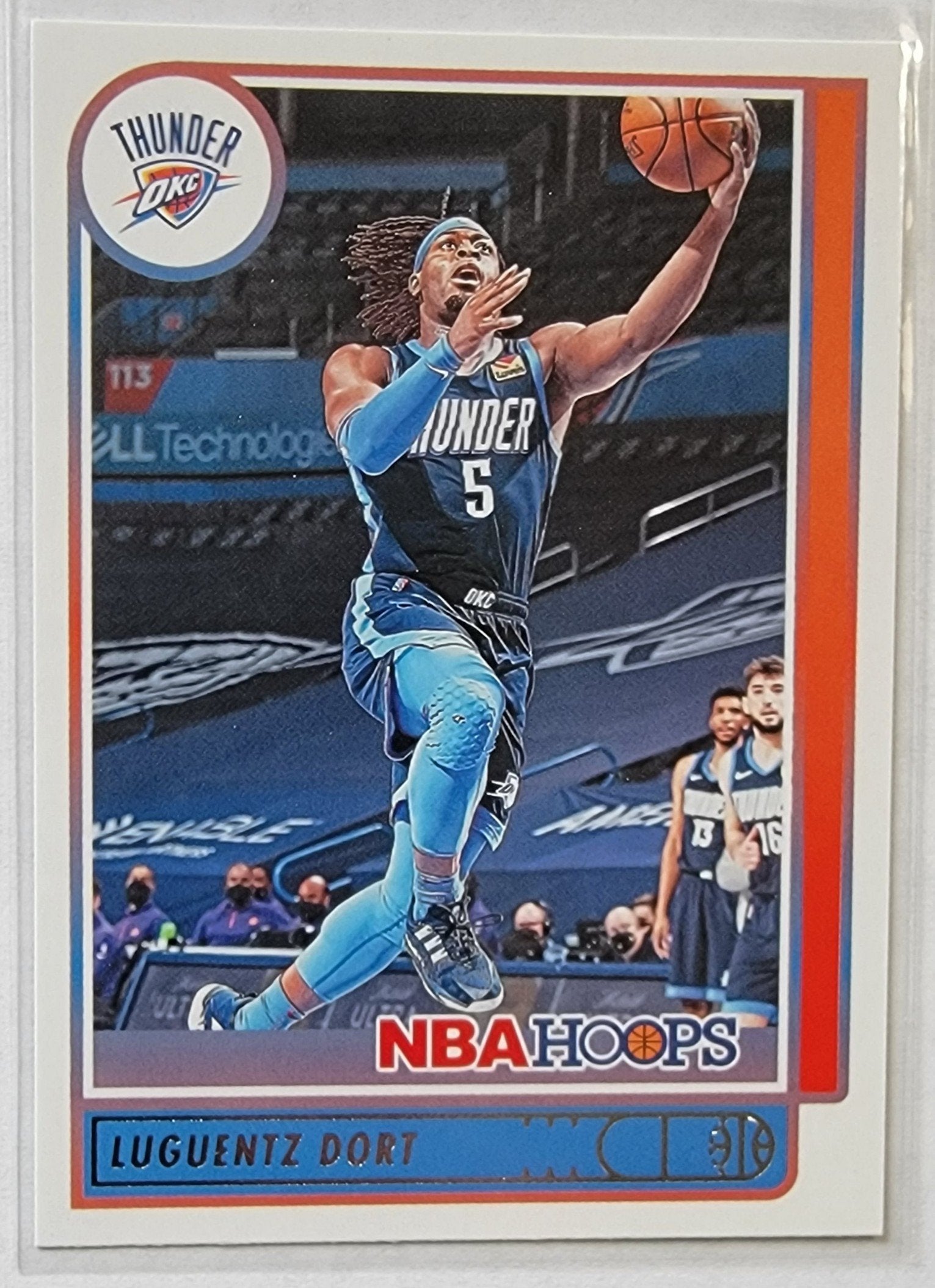 2021-22 Panini NBA Hoops Luguentz Dort Basketball Card AVM1 simple Xclusive Collectibles