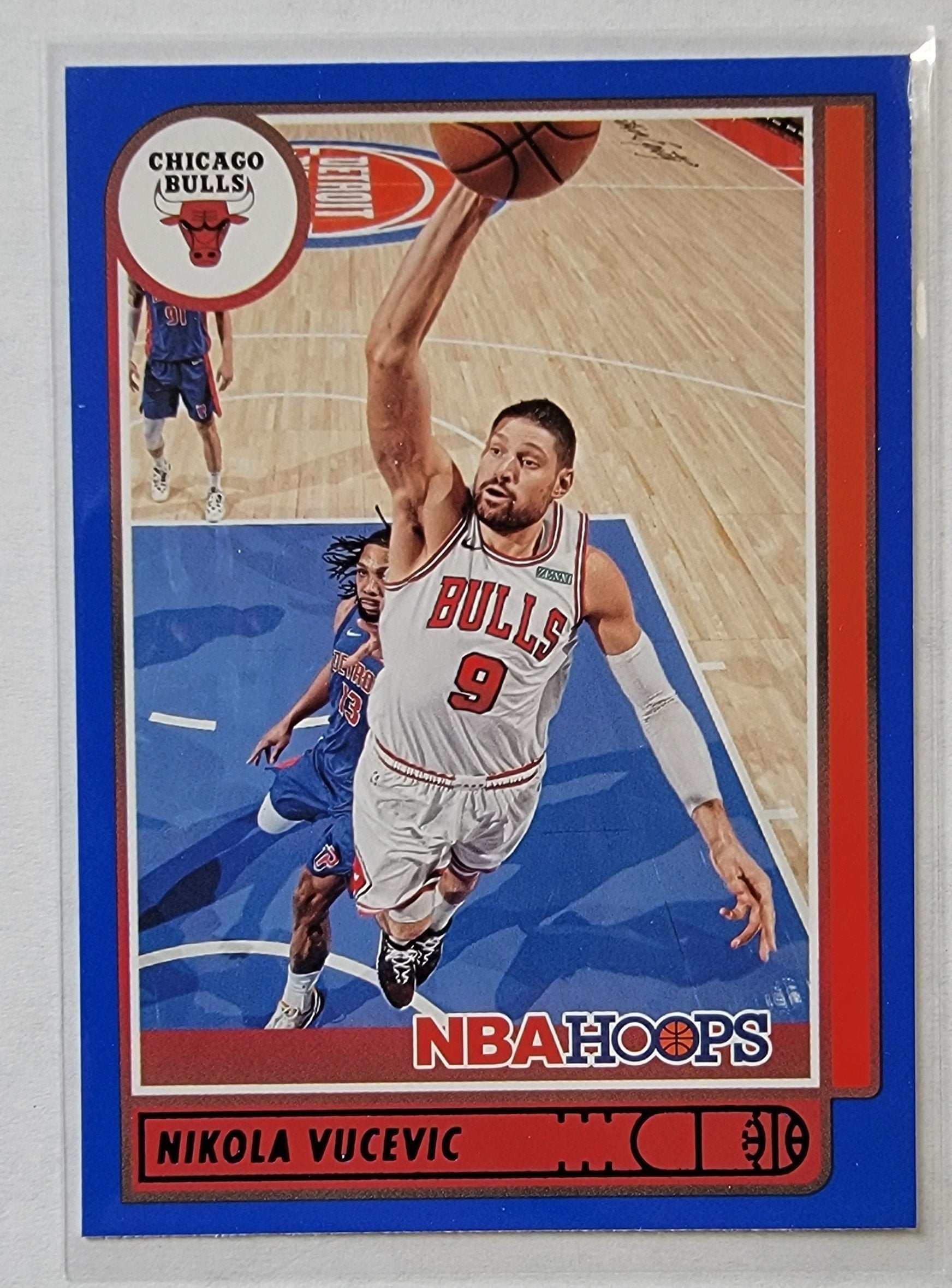 2021-22 Panini NBA Hoops Nikola Vucevic Blue Border Basketball Card AVM1 simple Xclusive Collectibles