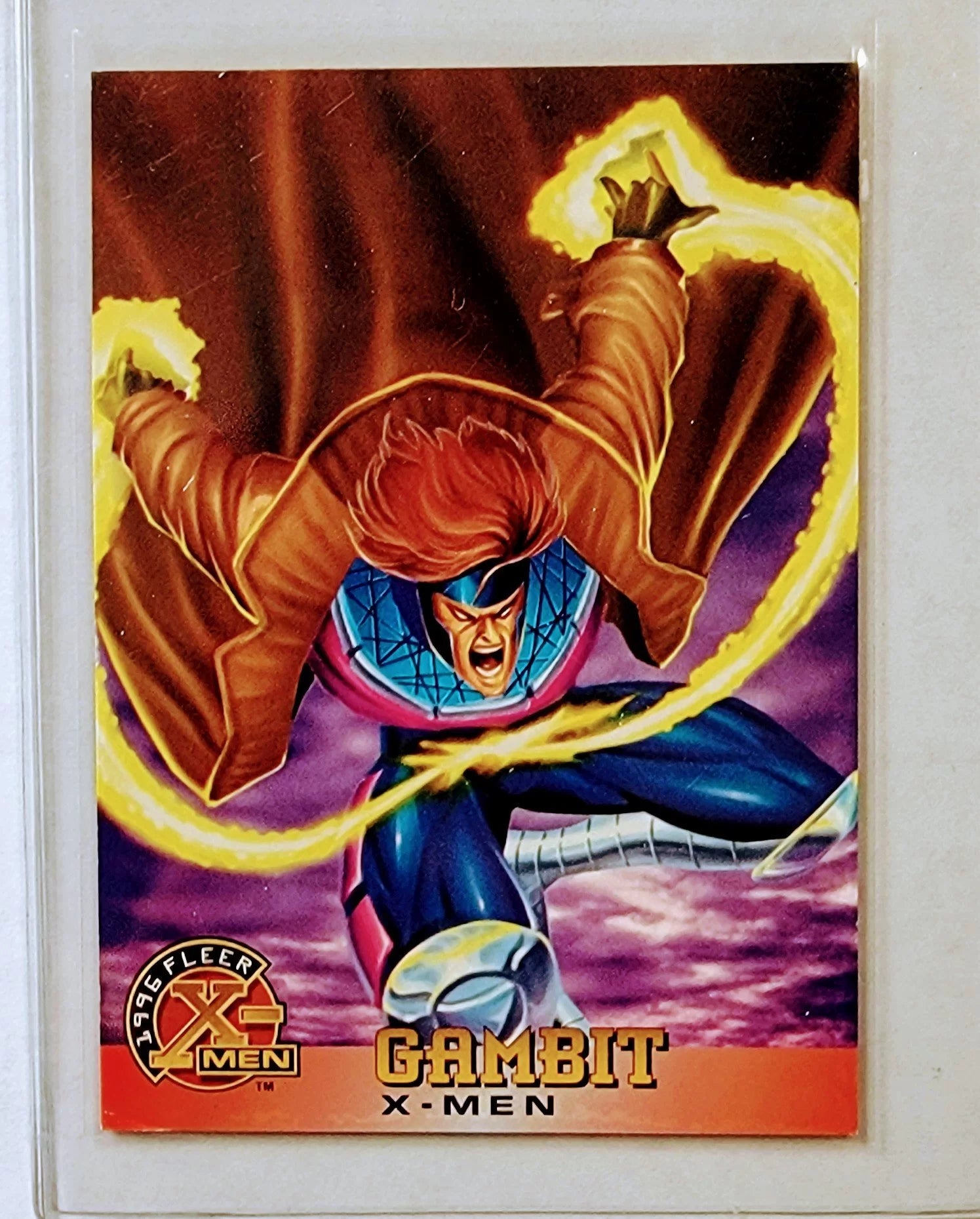 1996 Fleer X-Men Gambit X-Men Marvel Trading Card VG AVM1 simple Xclusive Collectibles