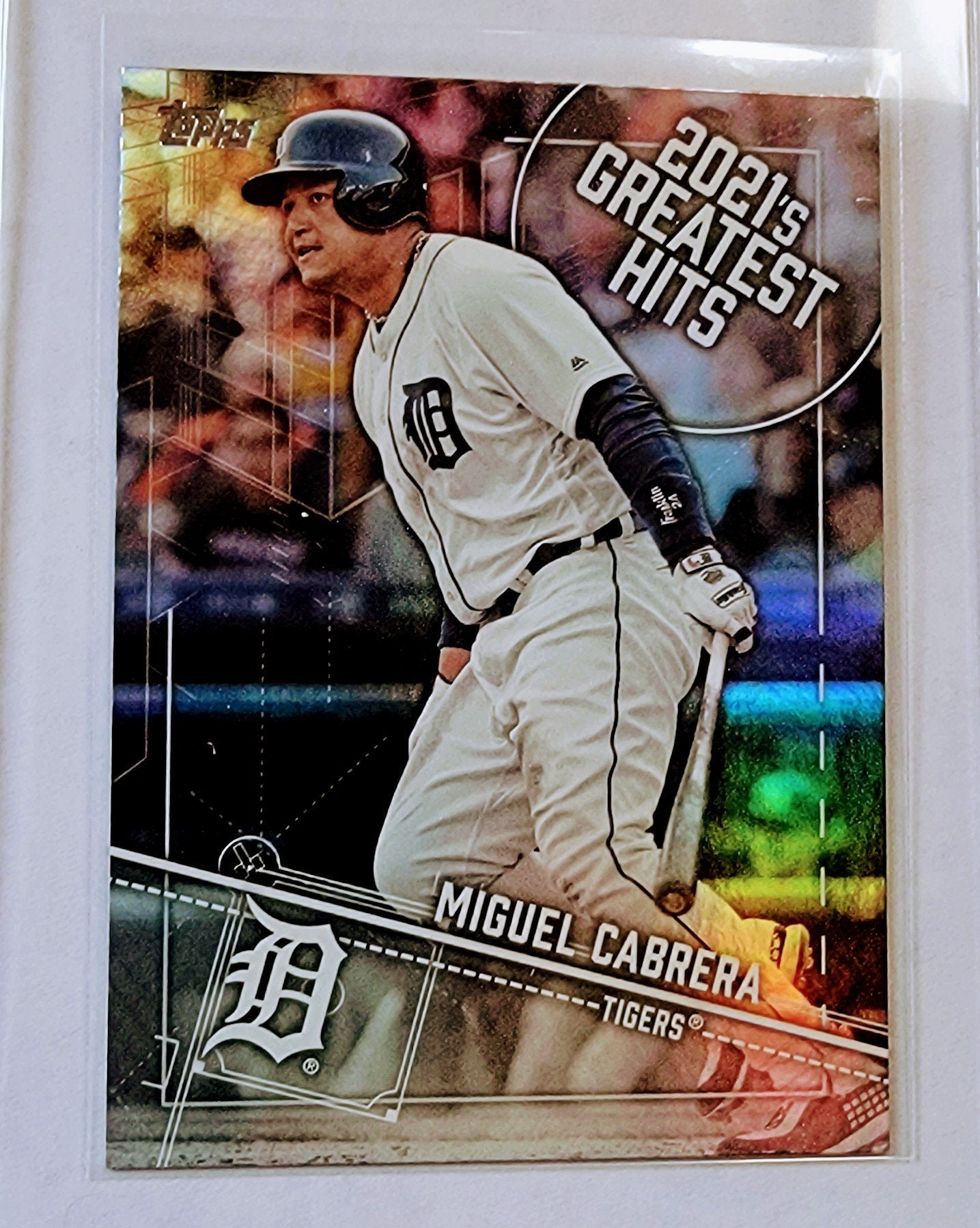 2022 Topps Miguel Cabrera 2021's Greatest Hits Baseball Card AVM1 simple Xclusive Collectibles