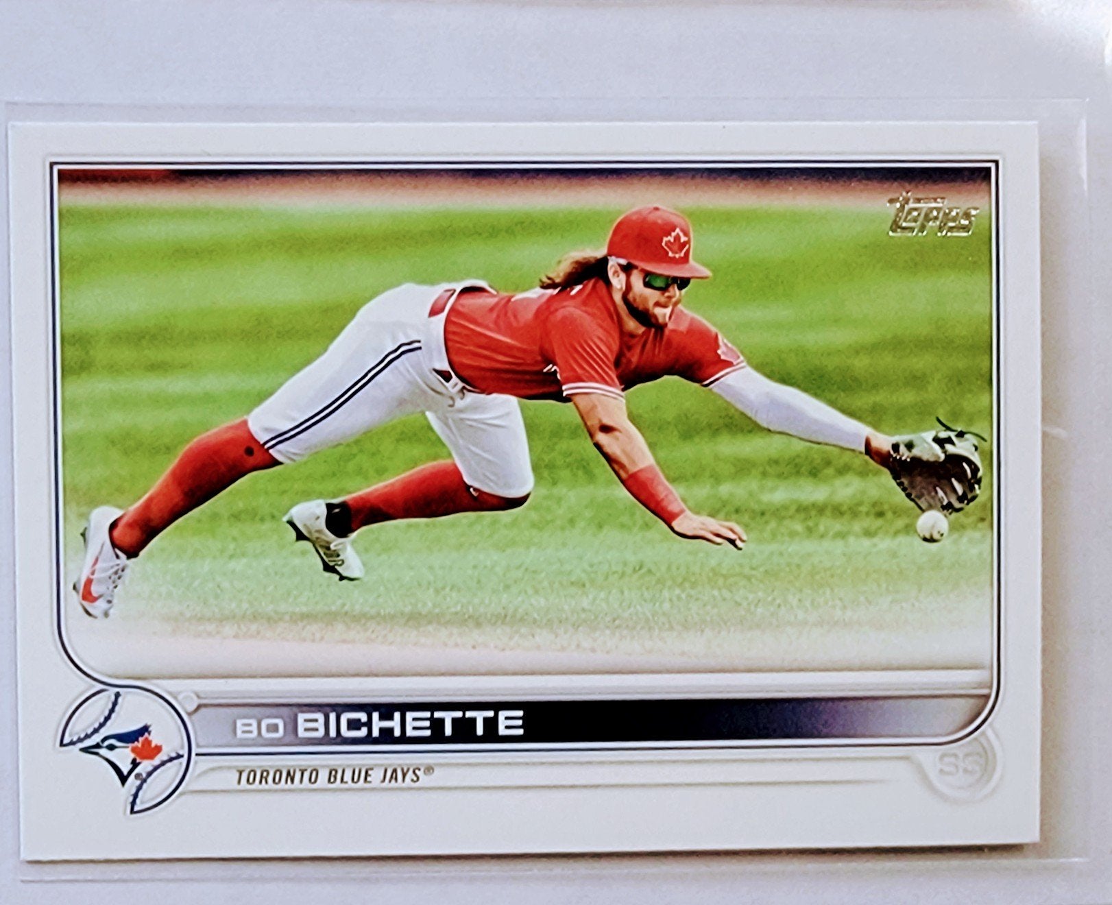 2022 Topps Bo Bichette Baseball Card AVM1 simple Xclusive Collectibles