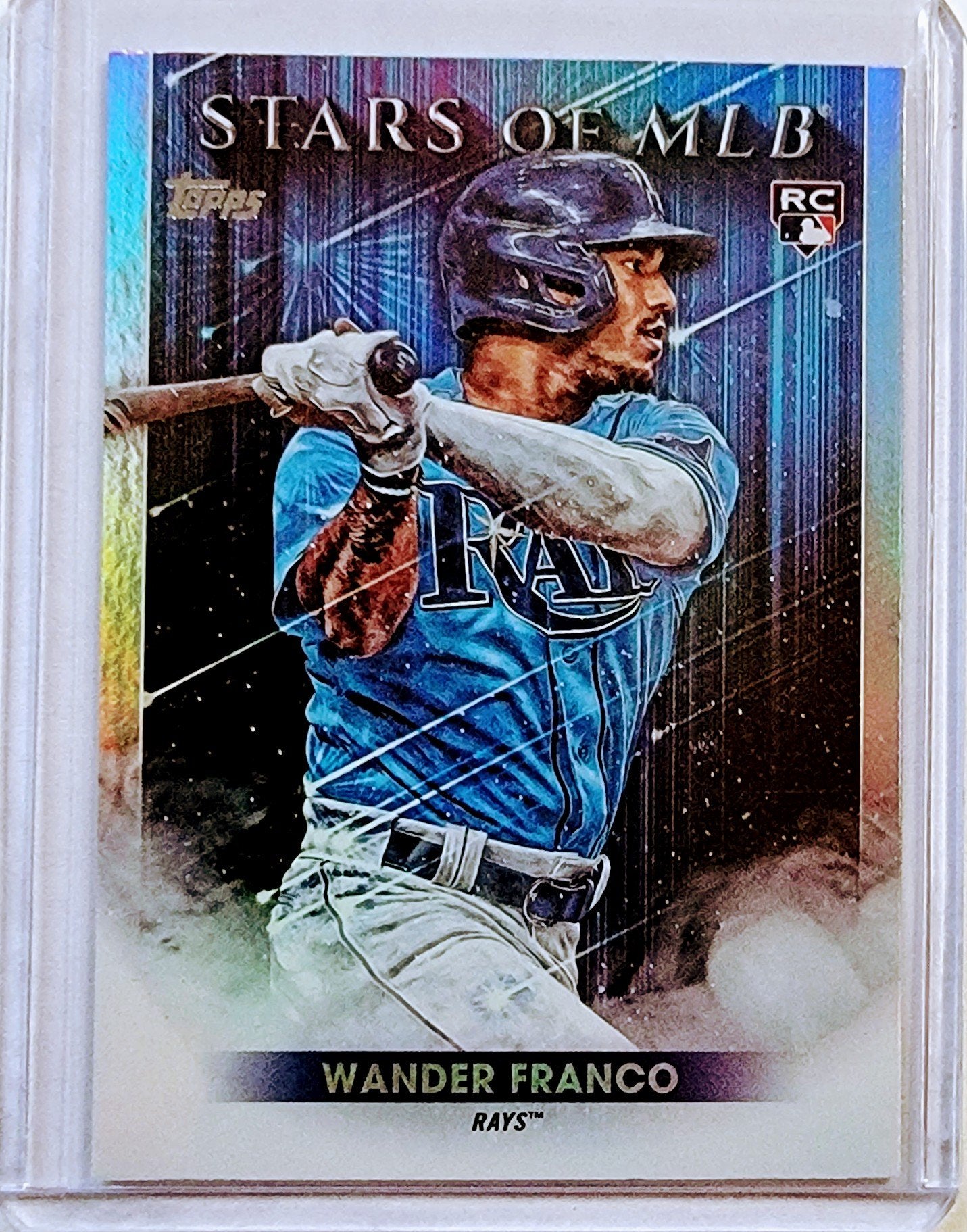 2022 Topps Wander Franco Stars Of The MLB Insert Foil Rookie Baseball Card simple Xclusive Collectibles