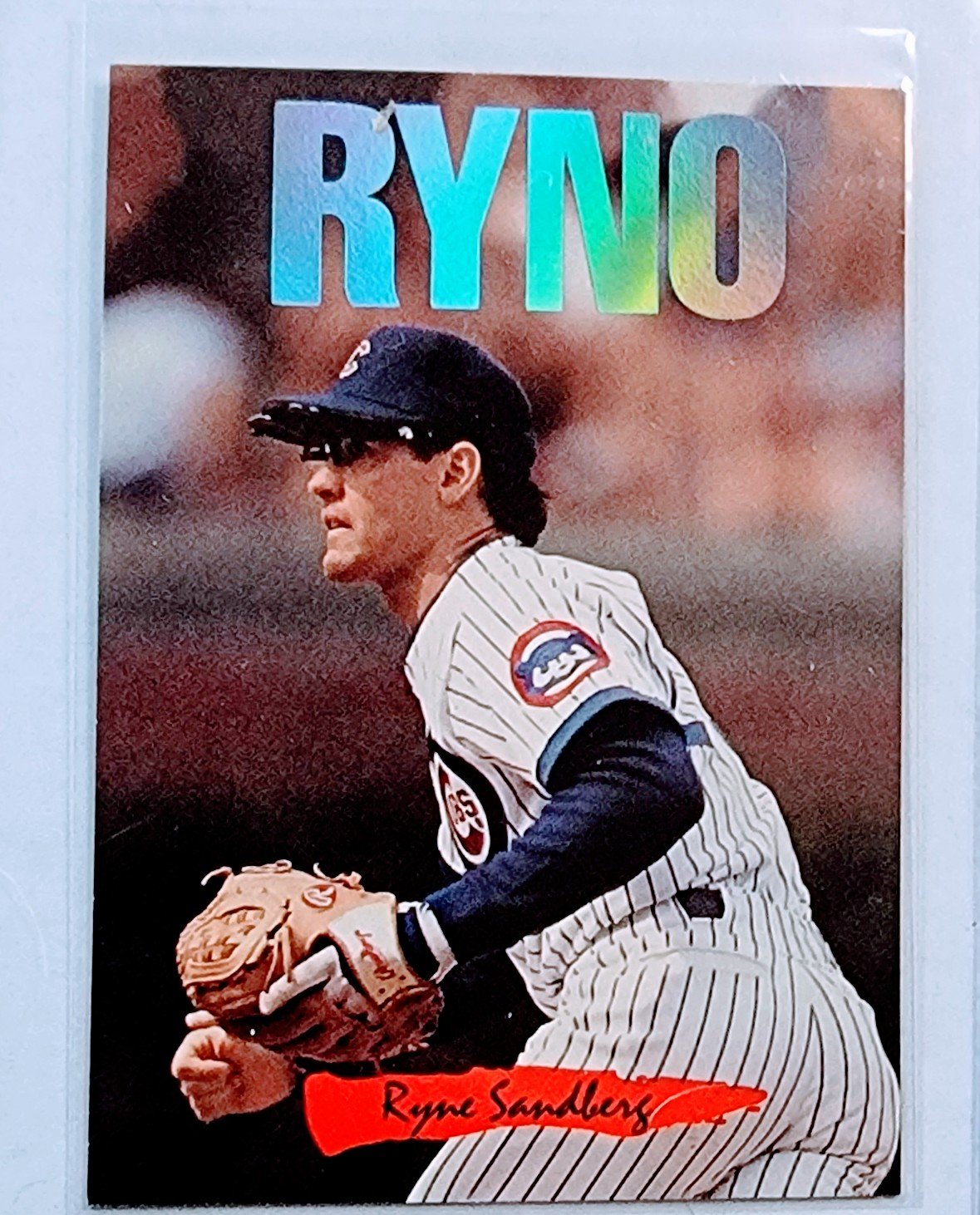 1993 Leaf Triple Play Ryne Sandberg Ryno Nicknames Insert Baseball Card AVM1 simple Xclusive Collectibles