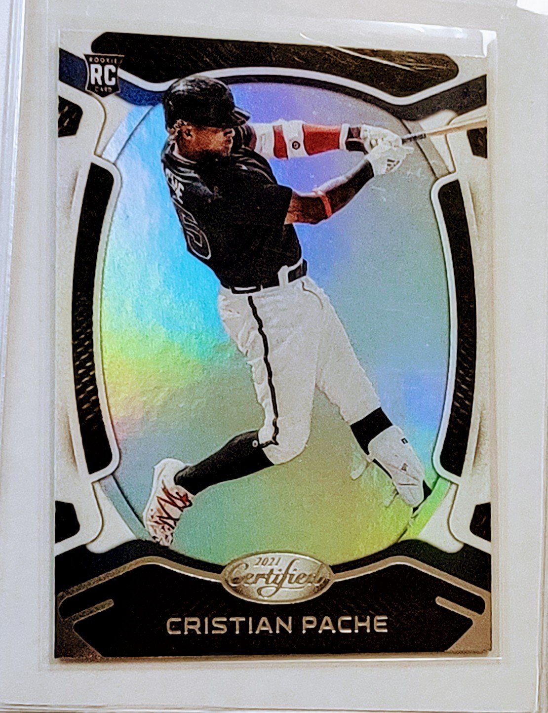 2021 Panini Chronicles Christian Pache Certified Refractor Rookie Baseball Card simple Xclusive Collectibles