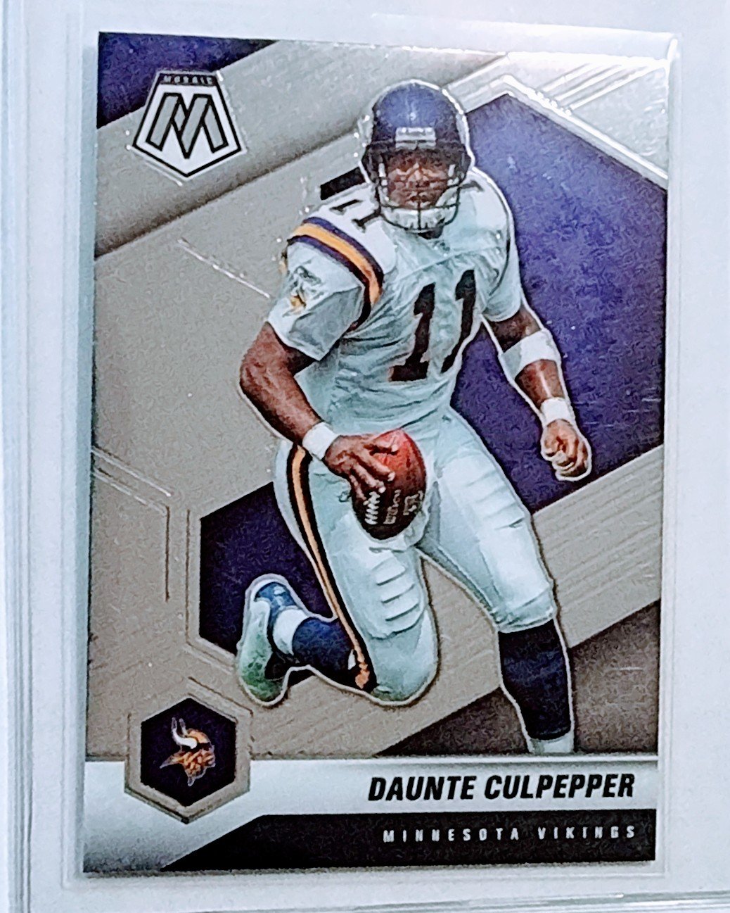 2021 Panini Mosaic Daunte Culpepper Football Card AVM1 simple Xclusive Collectibles   